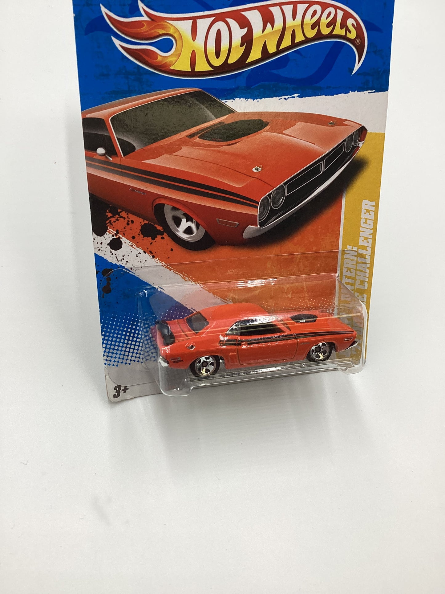 2011 Hot Wheels #12 Green Lantern 71 Dodge Challenger Orange