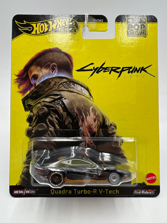 2025 Hot Wheels Premium Pop Culture Cyberpunk 2077 Quadra Turbo-R V-Tech 272F