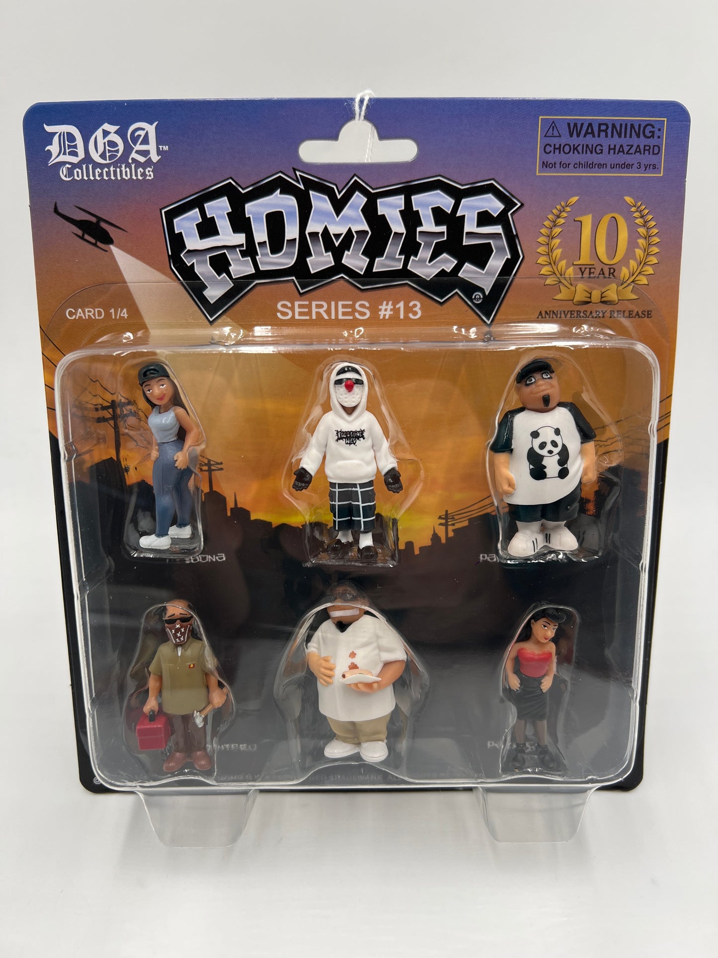 DGA Collectibles Homies 10 Year Anniversary Release Series #13 Card 1/4 223A