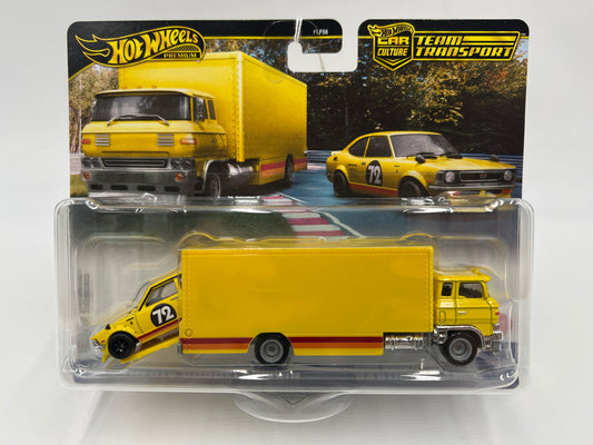 Hot Wheels Premium Team Transport #75 1972 Toyota Corolla Levin & Sakura Sprinter 282H