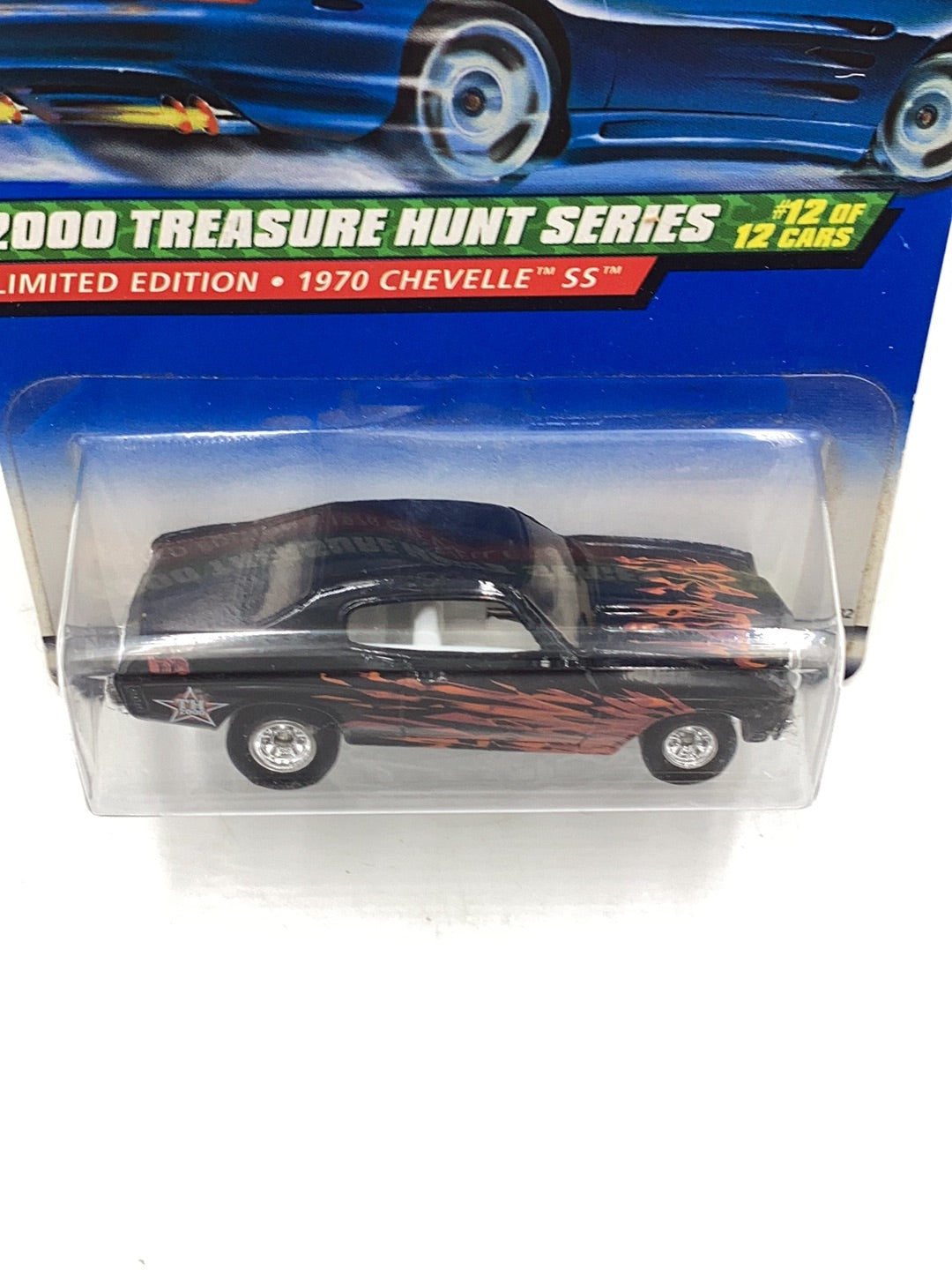 2000 Hot Wheels Treasure Hunt #60 1970 Chevelle SS real riders EE3