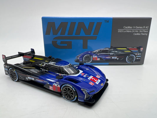 Mini GT #716 Cadillac V-Series.R #2 2023 Le Mans 24 Hrs 3rd Place Cadillac Racing