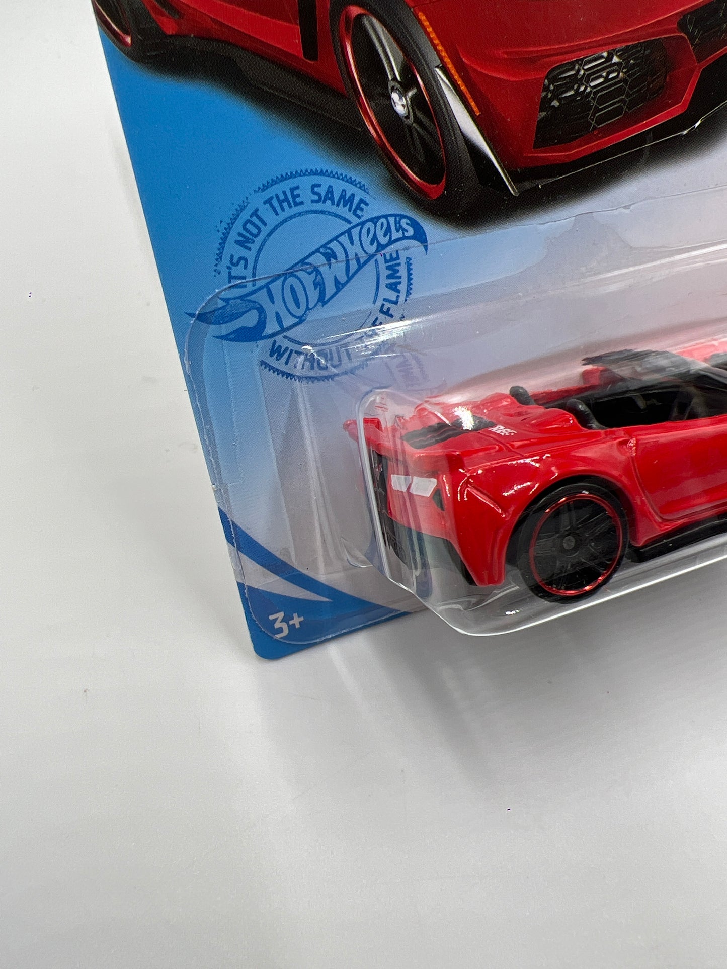 2021 Hot Wheels Target Exclusive Red Edition #134 19 Corvette ZR1 Convertible Red 146C