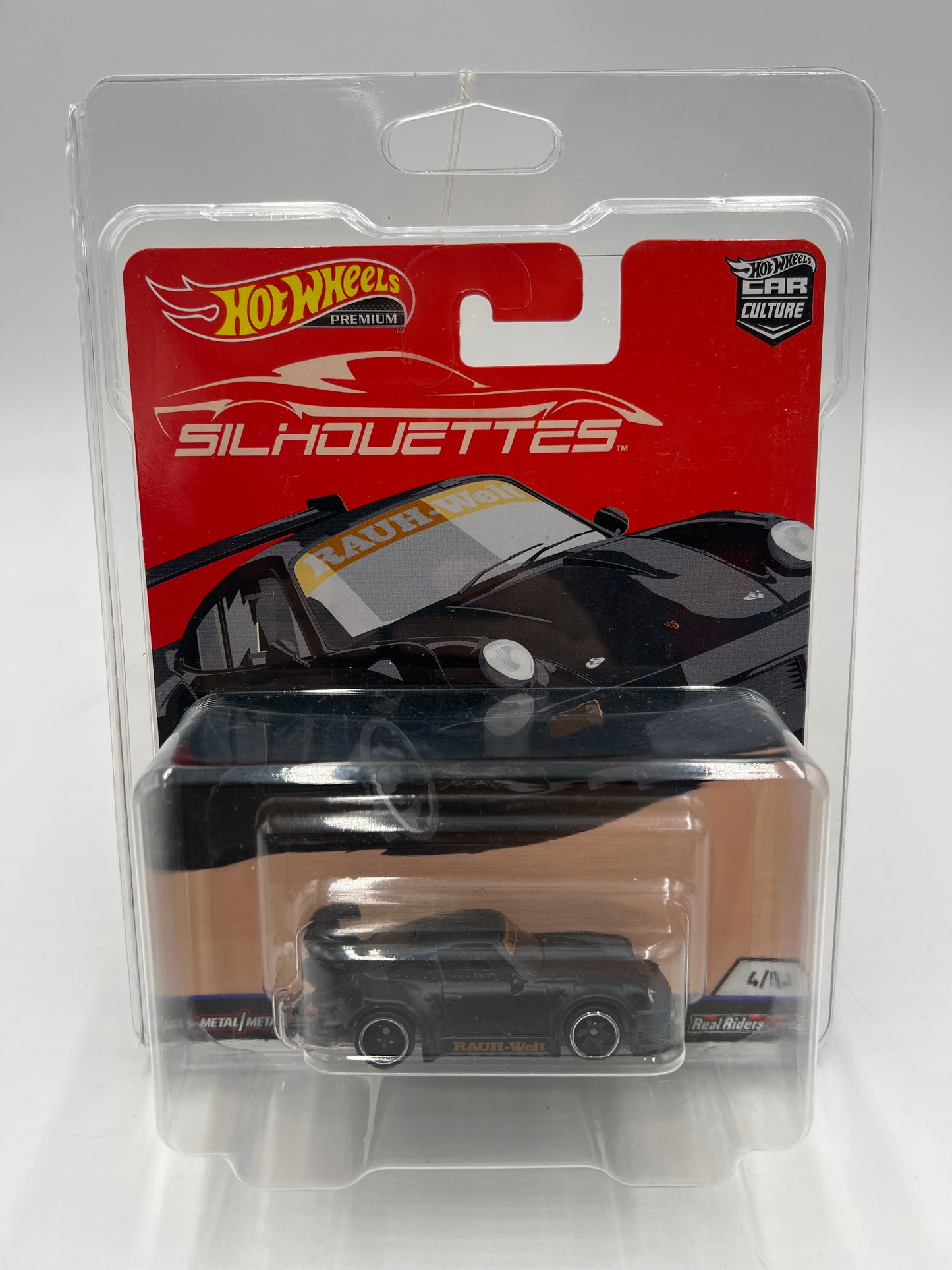 Hot Wheels Car Culture Silhouettes 4/5 RWB Porsche 930 W/ Protector