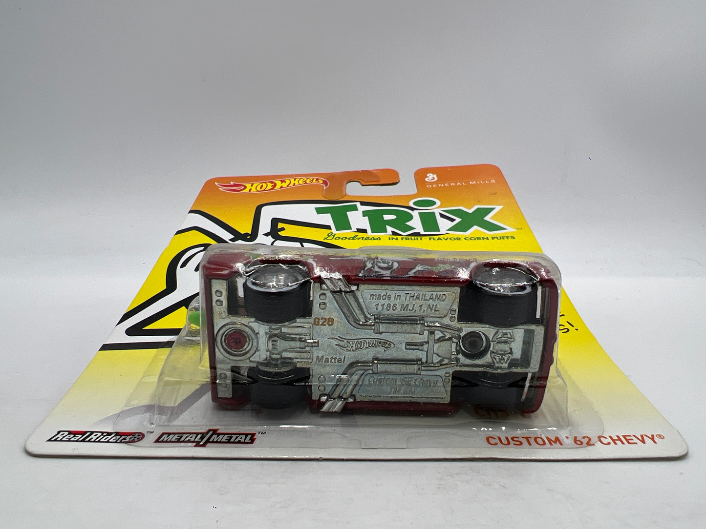 Hot Wheels Premium General Mills Trix Custom 62 Chevy Red W/Protector