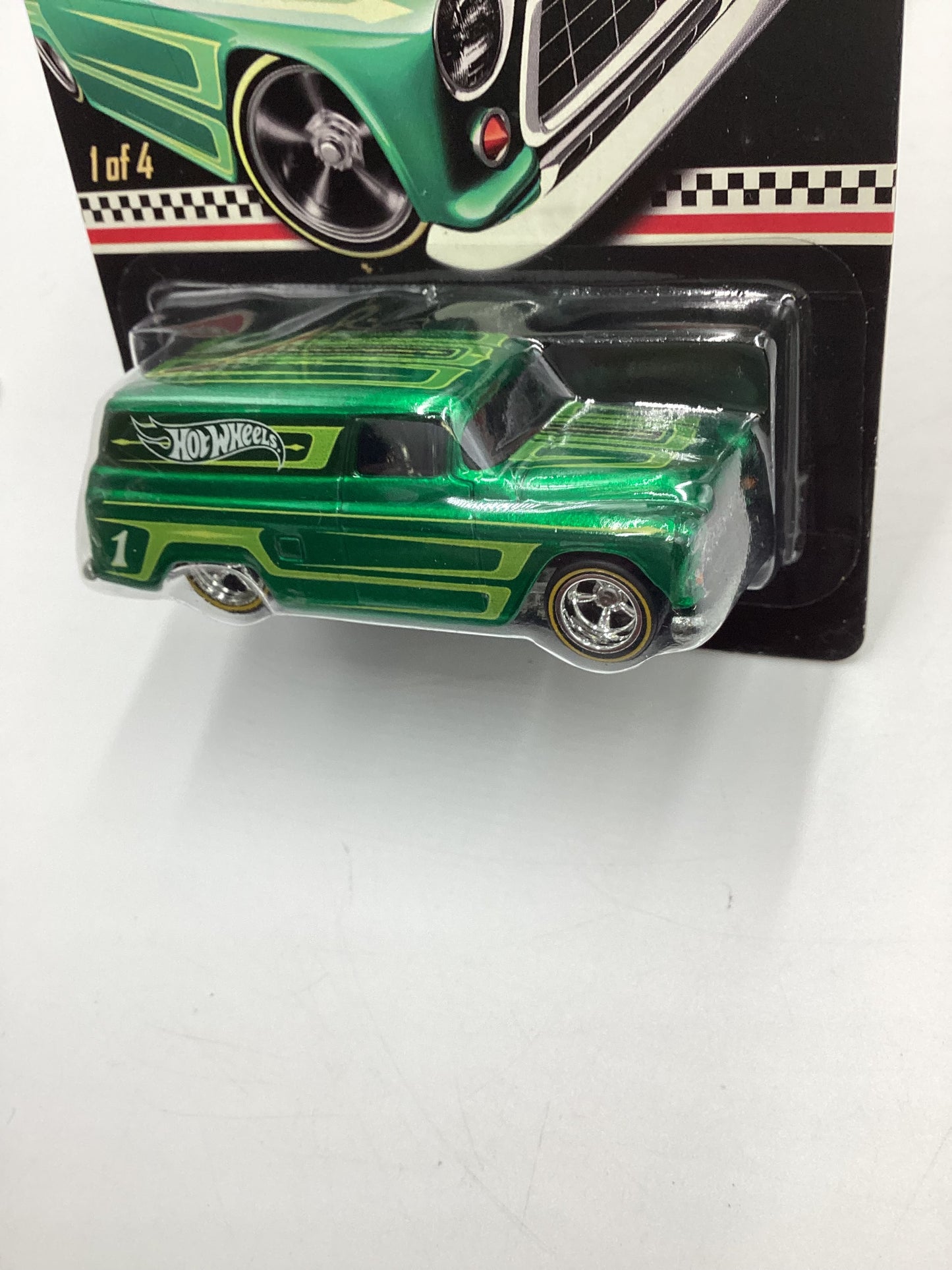 2012 Hot Wheels RLC Kmart Mail in #1 55 Chevy Panel Green Factory Sealed W/Protector