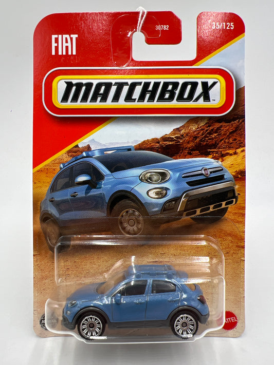 2025 Matchbox #35 2016 Fiat 500X Blue 206D