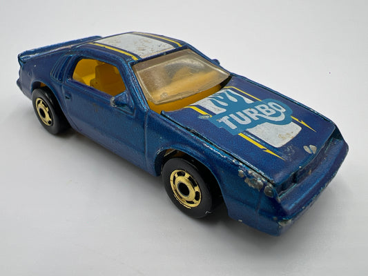 Hot Wheels 1/64 Blackwall Turbo Heater Dodge Daytona Blue Loose