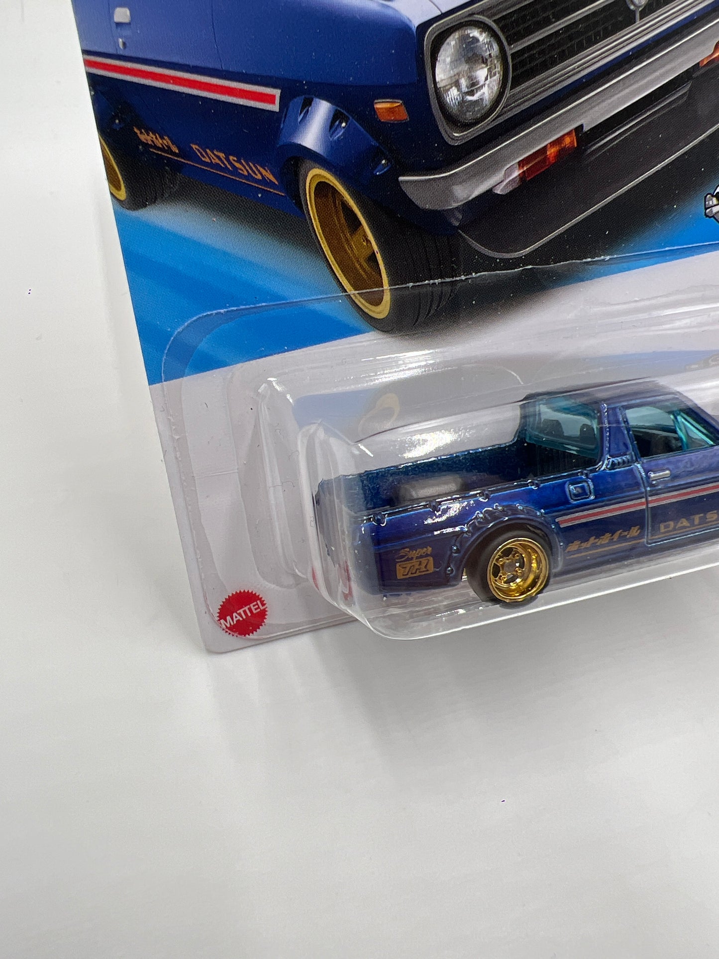 2025 Hot Wheels D Case Super Treasure Hunt #93 1975 Datsun Sunny Truck B120 Blue W/Protector