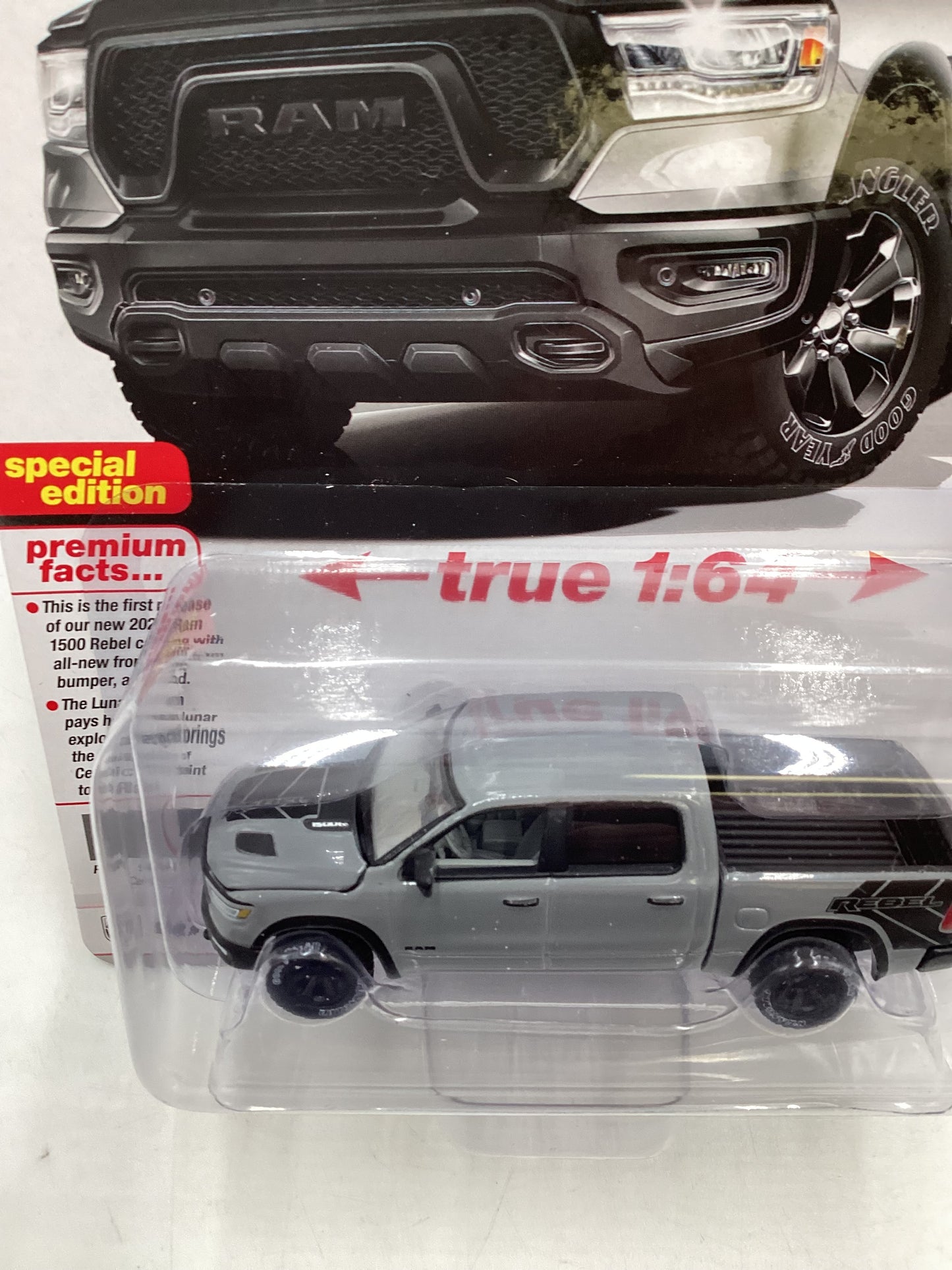 2024 Auto world Muscle Trucks 2023 Ram 1500 Rebel Lunar Edition Gray 182H