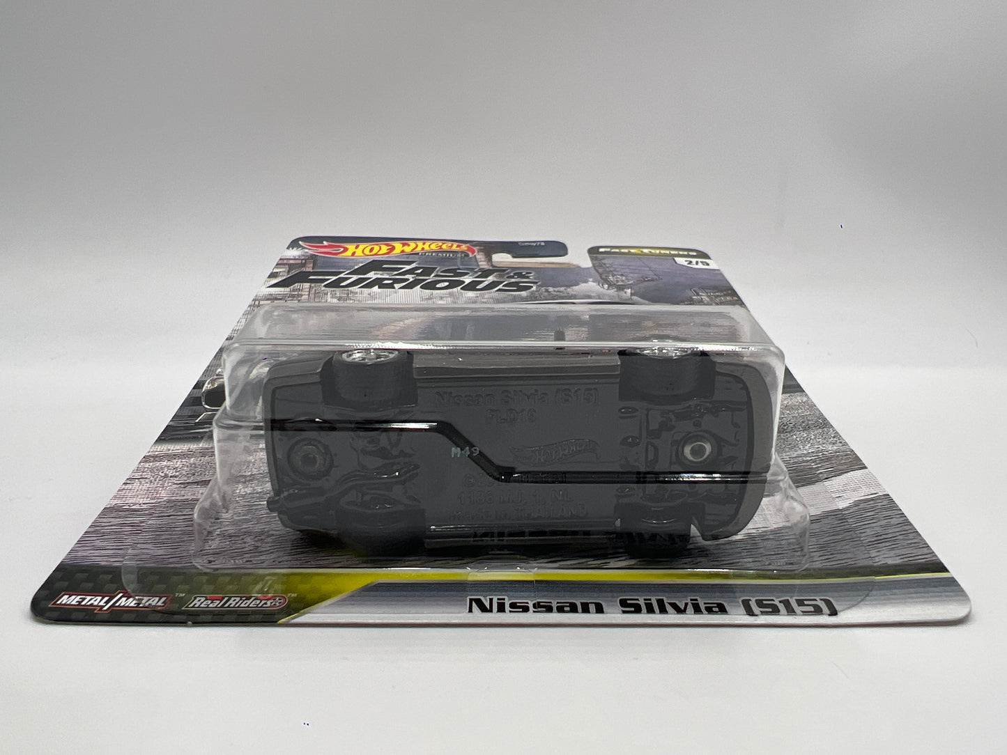 Hot Wheels Premium Fast & Furious Fast Tuners #2 Nissan Silvia S15 Gray W/Protector 2