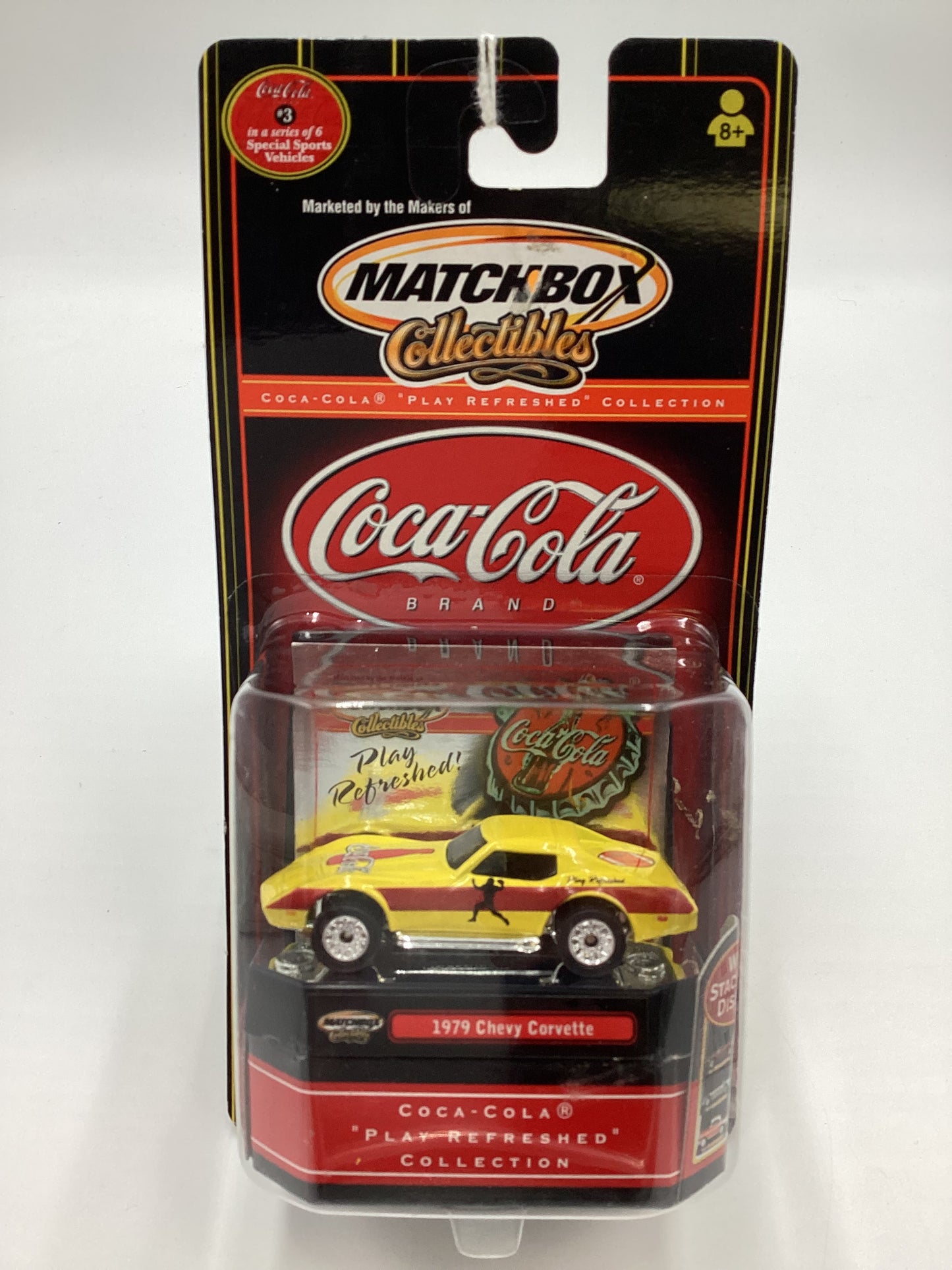 Matchbox Collectibles Coca Cola 1979 Chevy Corvette Yellow (SR)