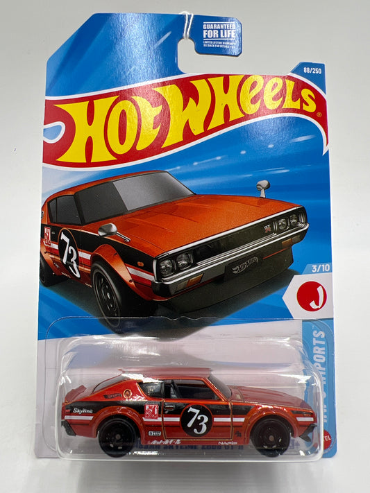 2026 Hot Wheels D E Case #88 Nissan Skyline 2000 GT-R Orange 88E