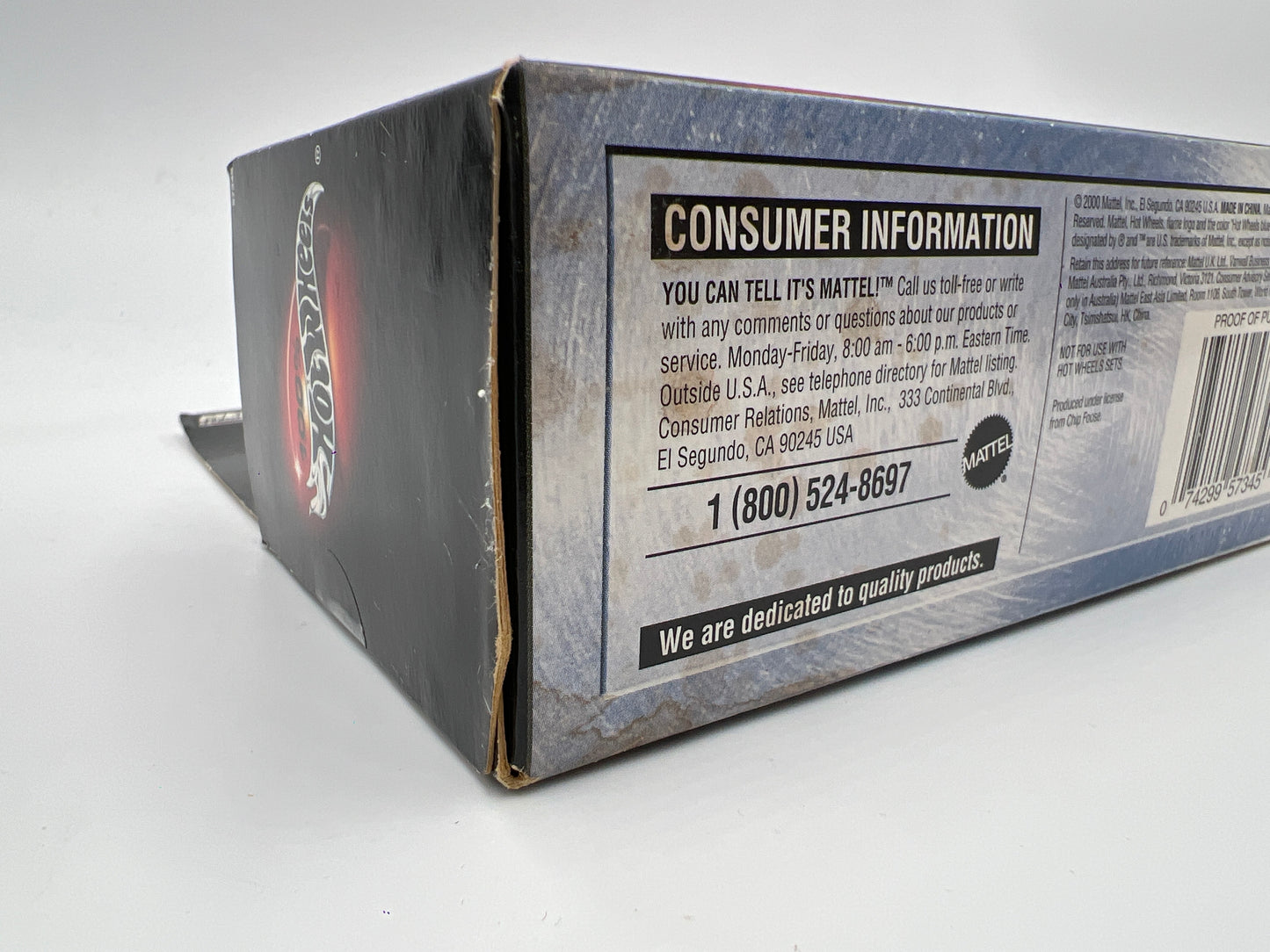 Hot Wheels Black Box 100% #25 0032 Roadster Red (Box Has Stains) SR