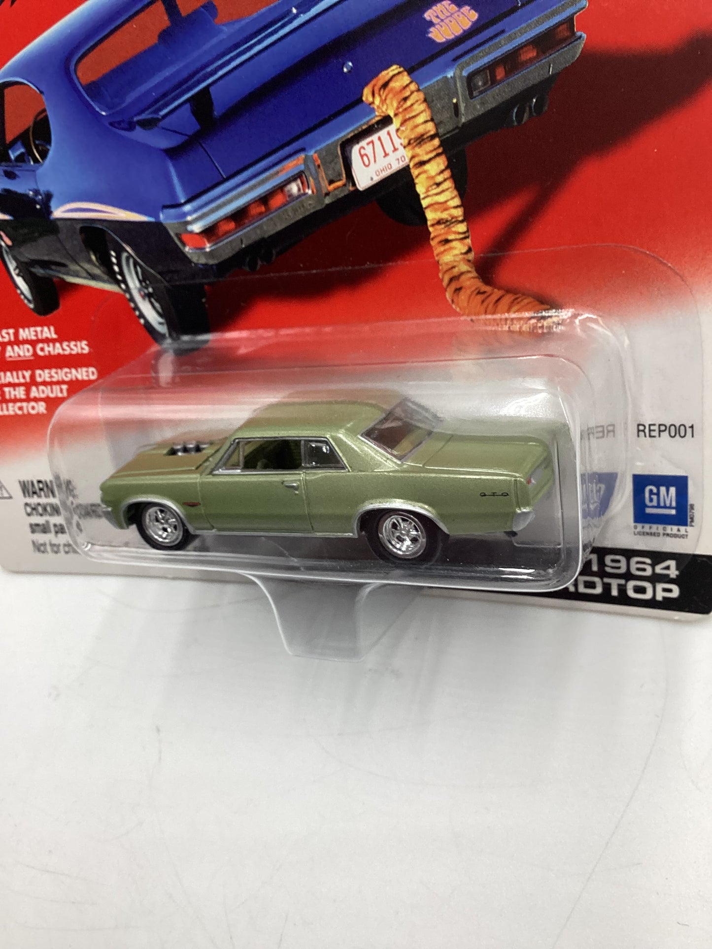 Johnny Lightning Pontiac GTO 1964 Hardtop Green 185C