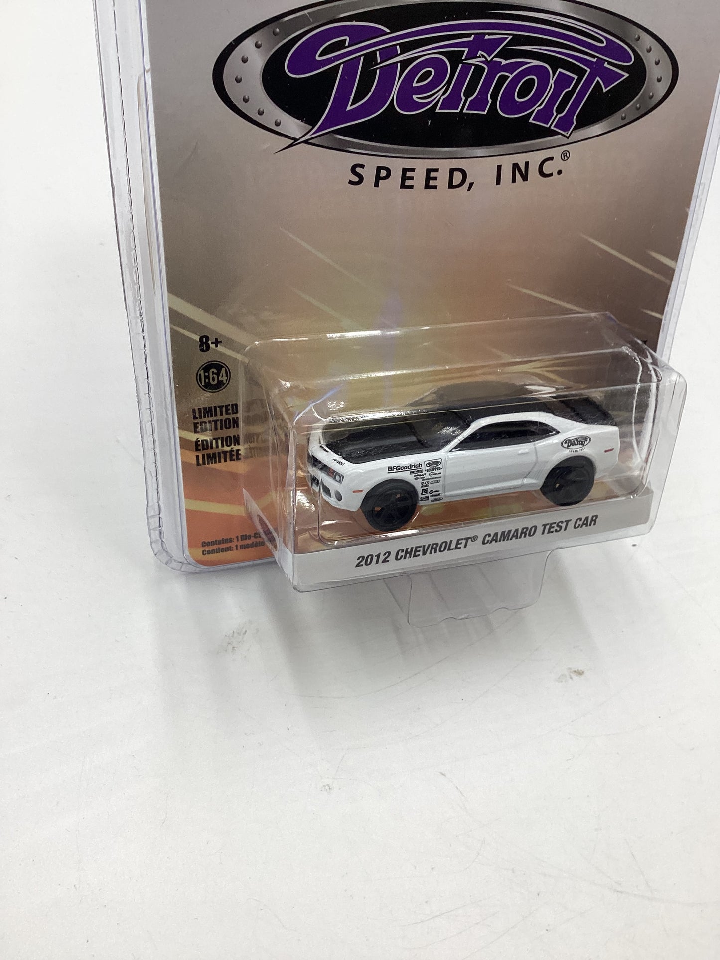 Greenlight GL Detroit Speed Series 2 2012 Chevrolet Camaro Test Car White 180F