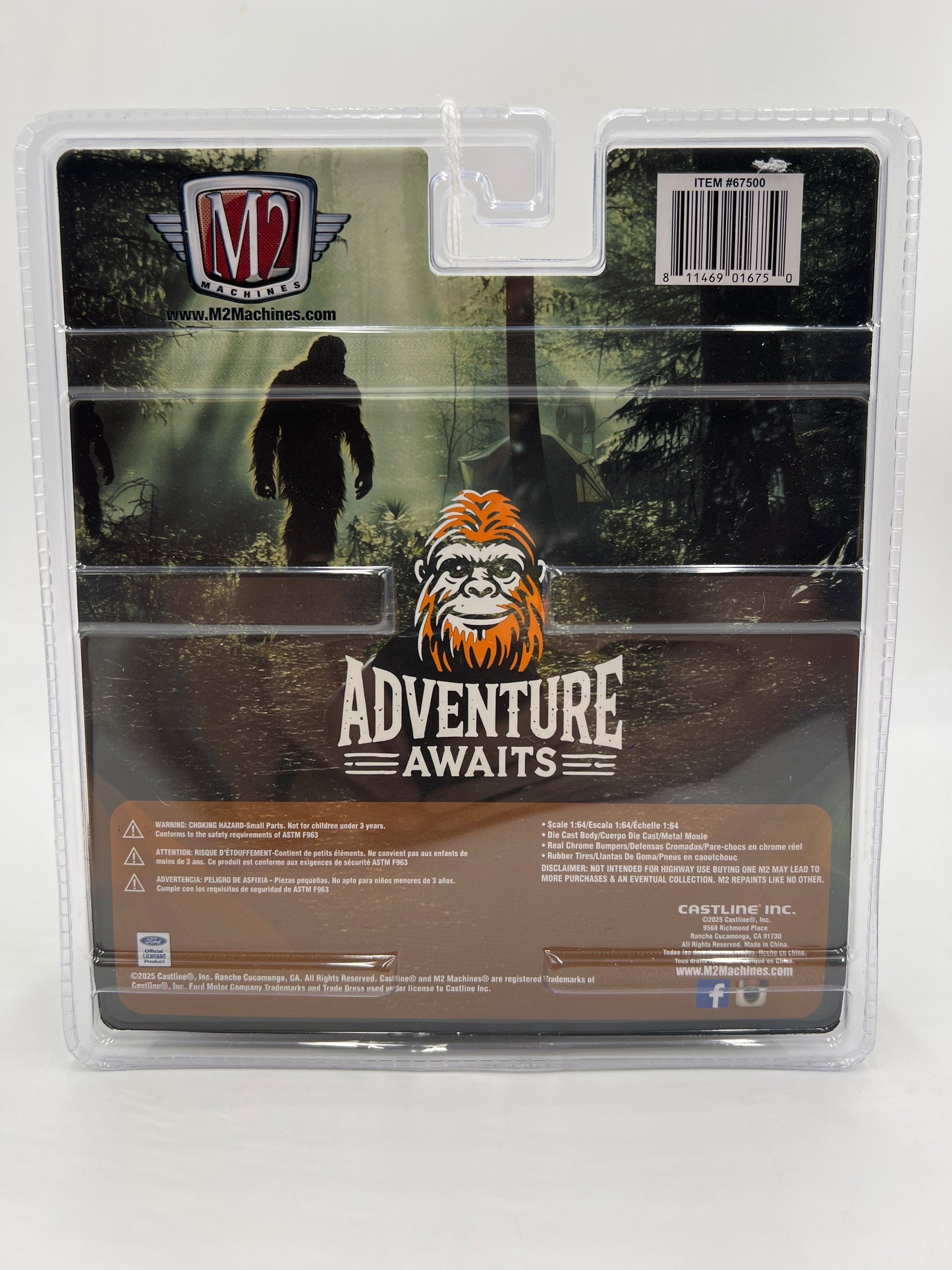 2025 M2 Machines Diorama 1965 Ford Econoline Camper Van R13 199F