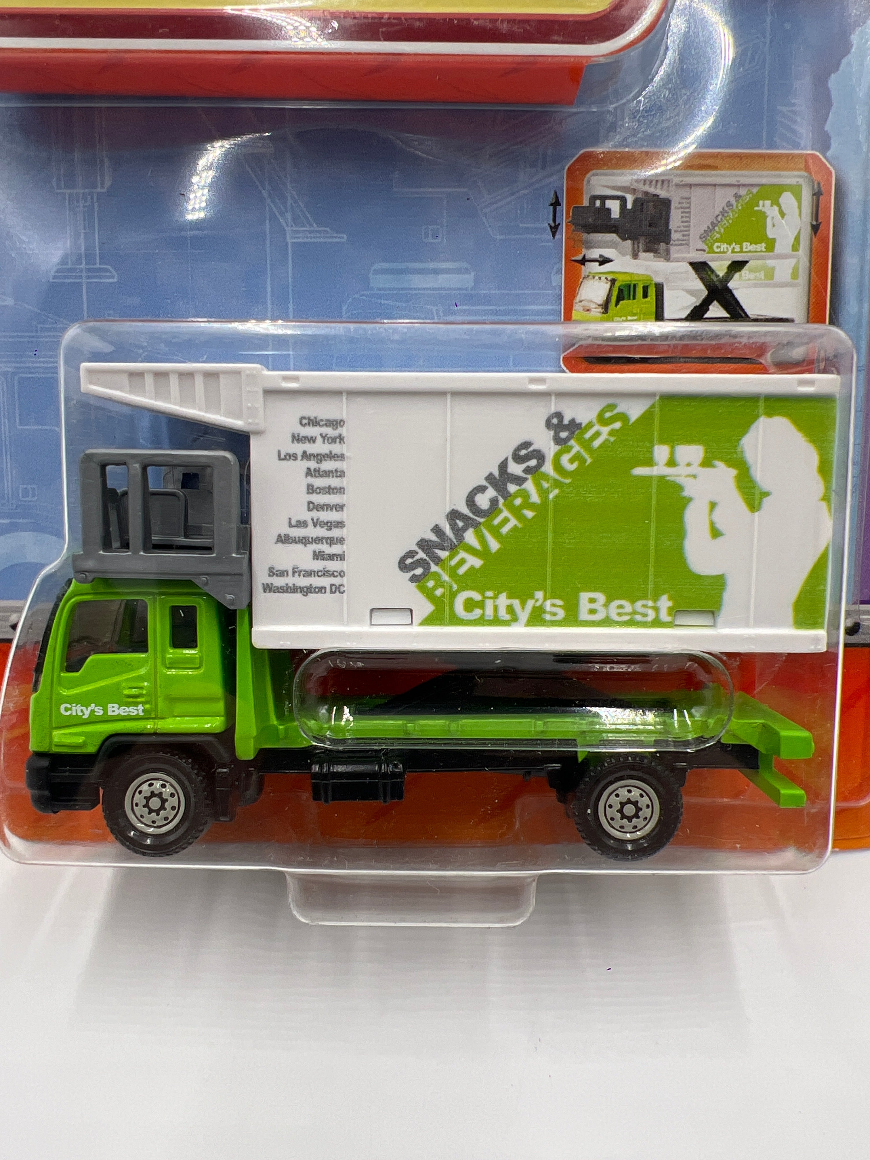 Matchbox Real Working Rigs GMC T8500 Airport Truck Green 169A