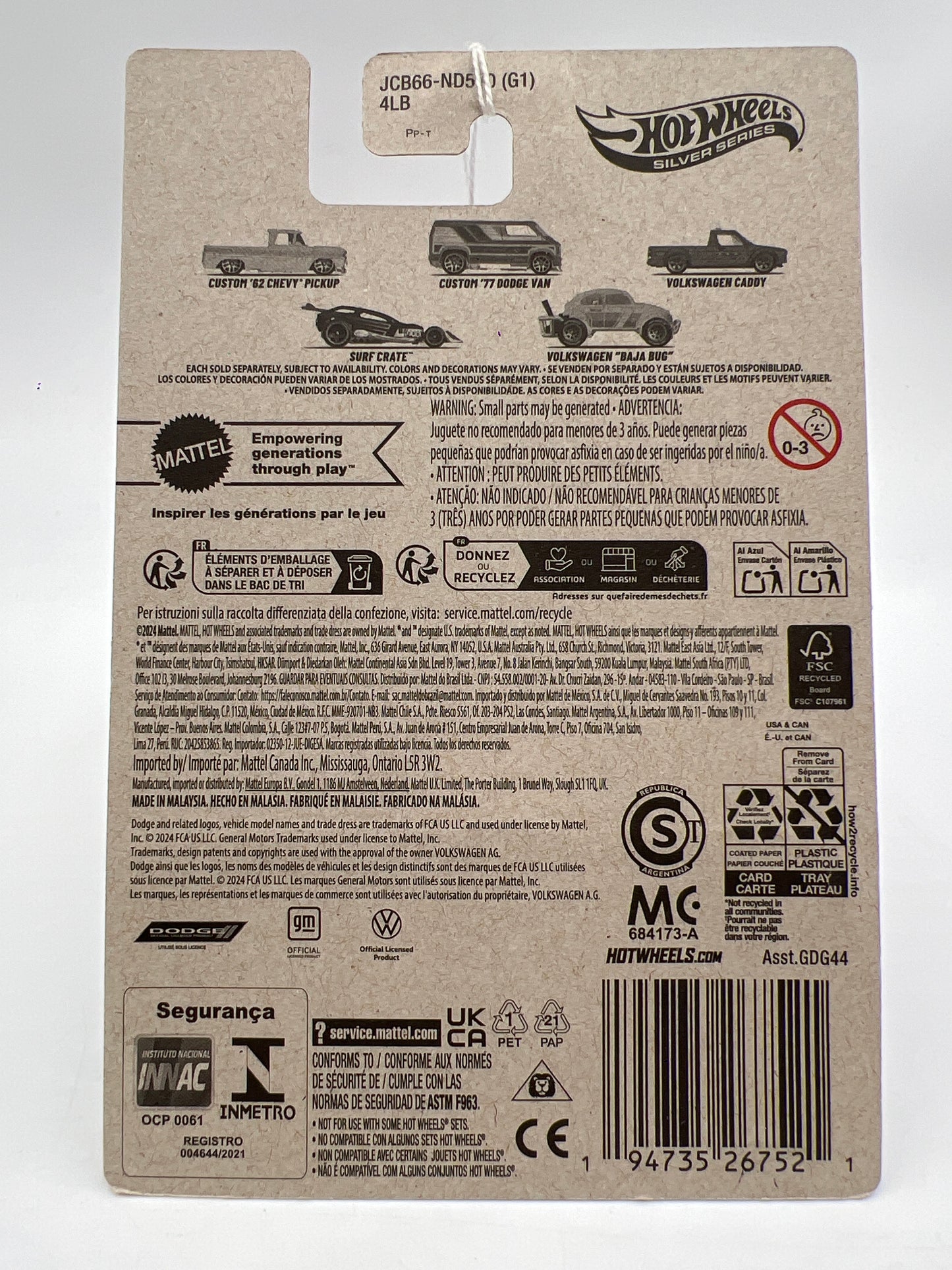 2025 Hot Wheels Silver Series Surfs Up #2 Custom 77 Dodge Van Orange 152H