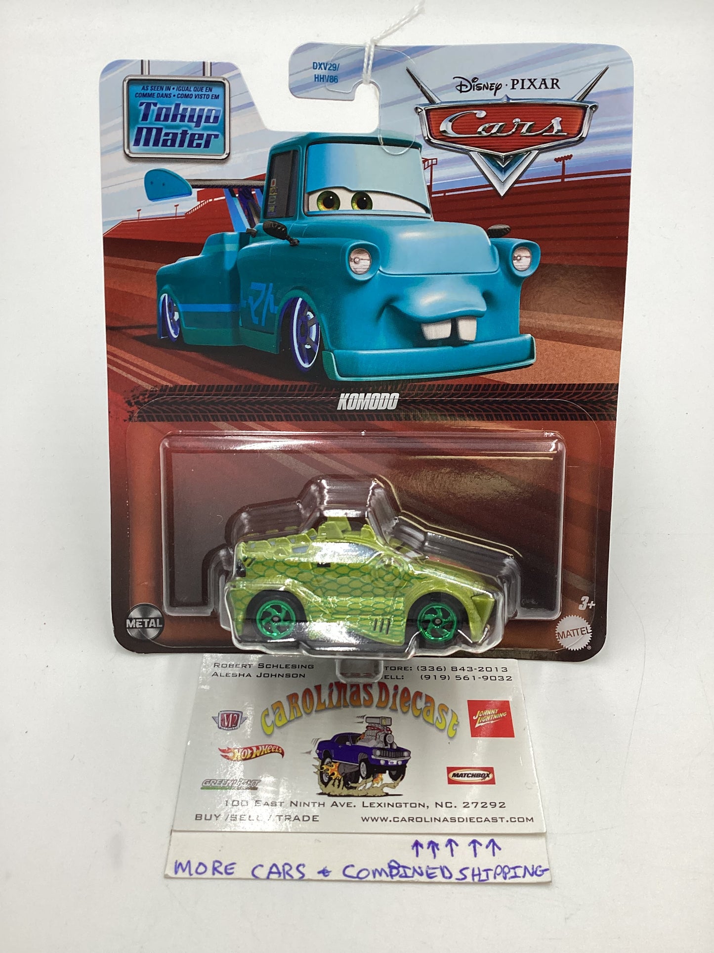 2024 Pixar Cars Komodo Tokyo Mater 142G