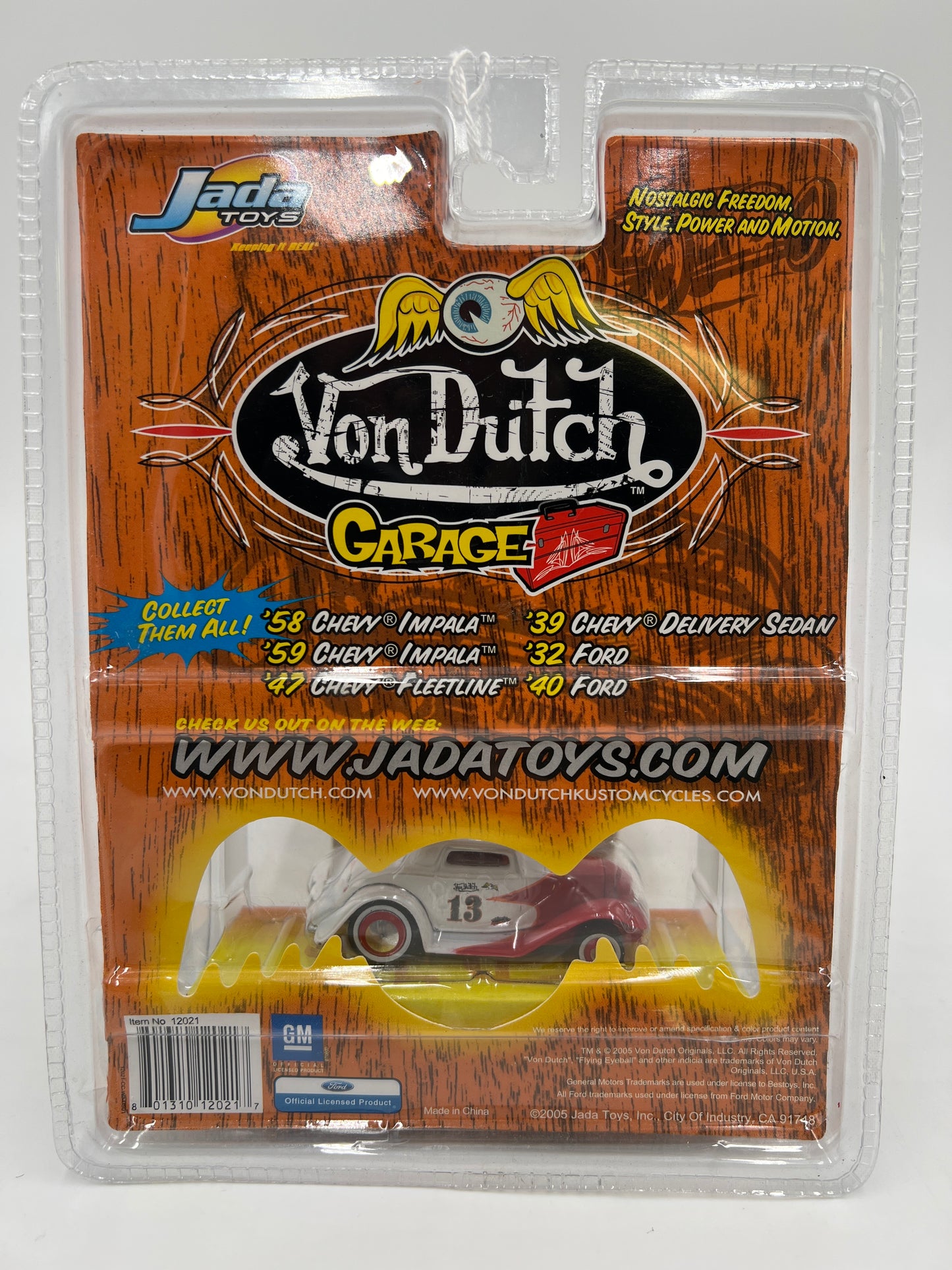 Jada Toys Von Dutch Garage 32 Ford White/Red 215G