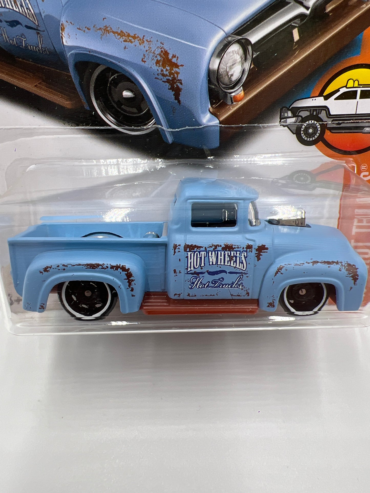 2017 Hot Wheels Kmart Exclusive HW Hot Trucks Custom 56 Ford Truck Light Blue 239F