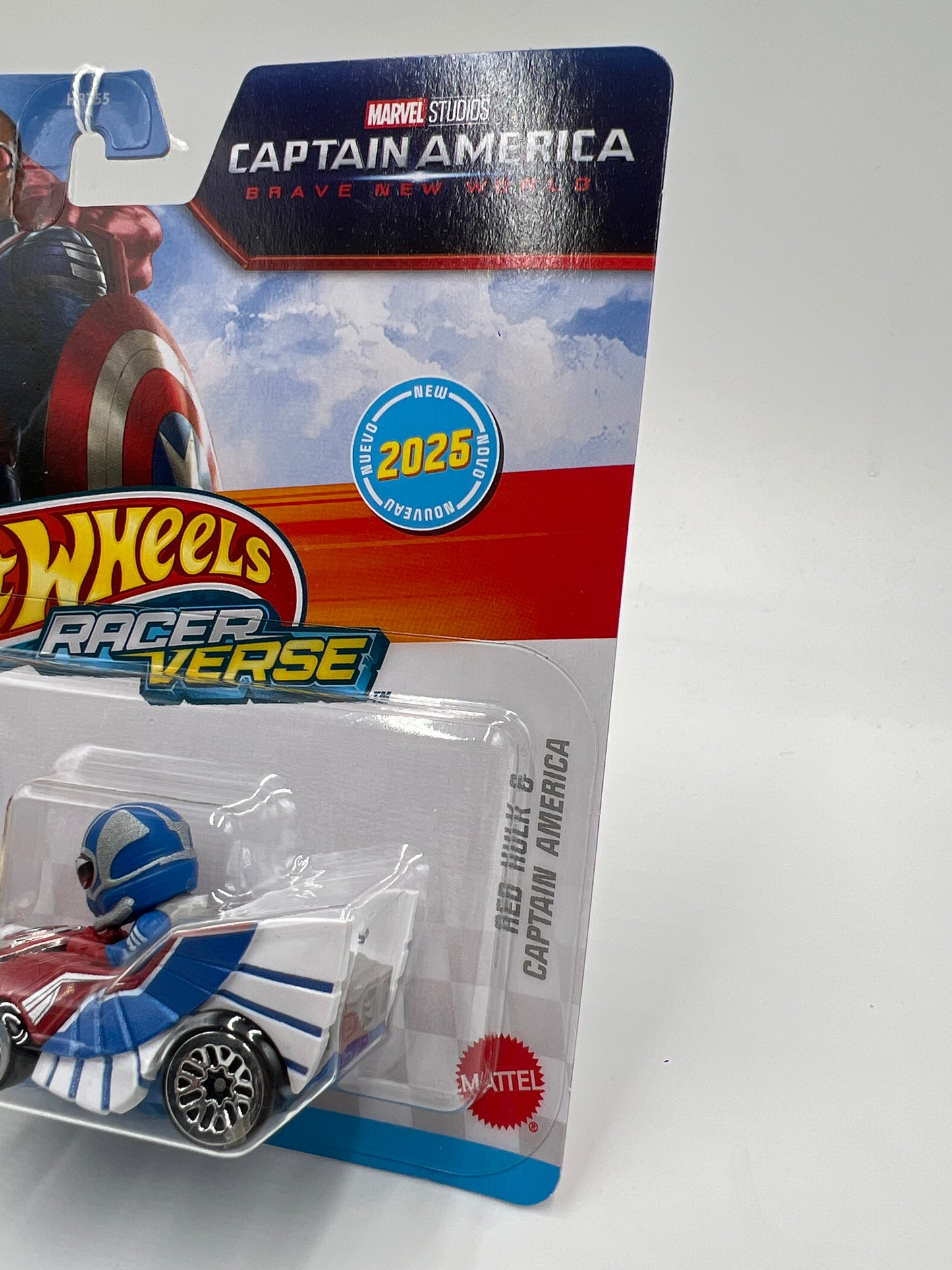 2025 Hot Wheels Racer Verse 2 Pack Marvel Studios Red Hulk & Captain America 116A
