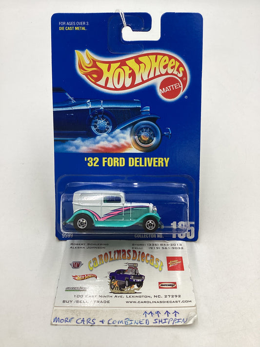 Hot Wheels Blue Card Collector No. 135 32 Ford Delivery BW Wheels 240G