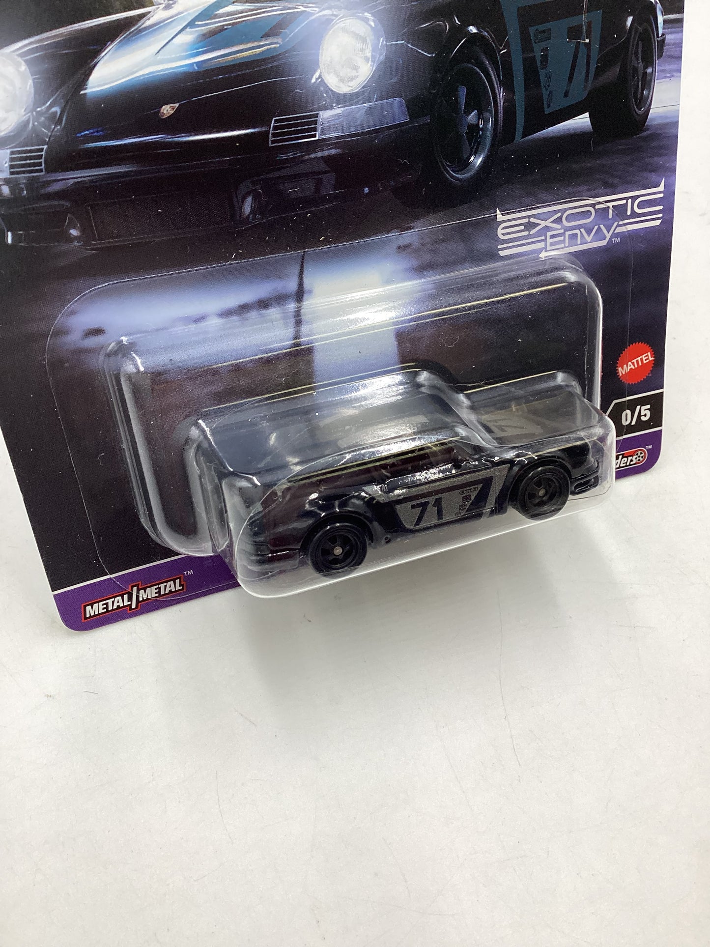 2024 Hot wheels Exotic Envy CHASE 0/5 71 Porsche 911 Black with protector