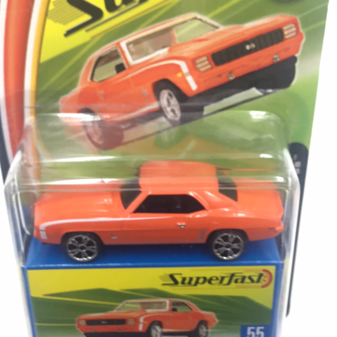 Matchbox Superfast #55 1969 Chevrolet Camaro RS SS orange limited to 15,000 S2