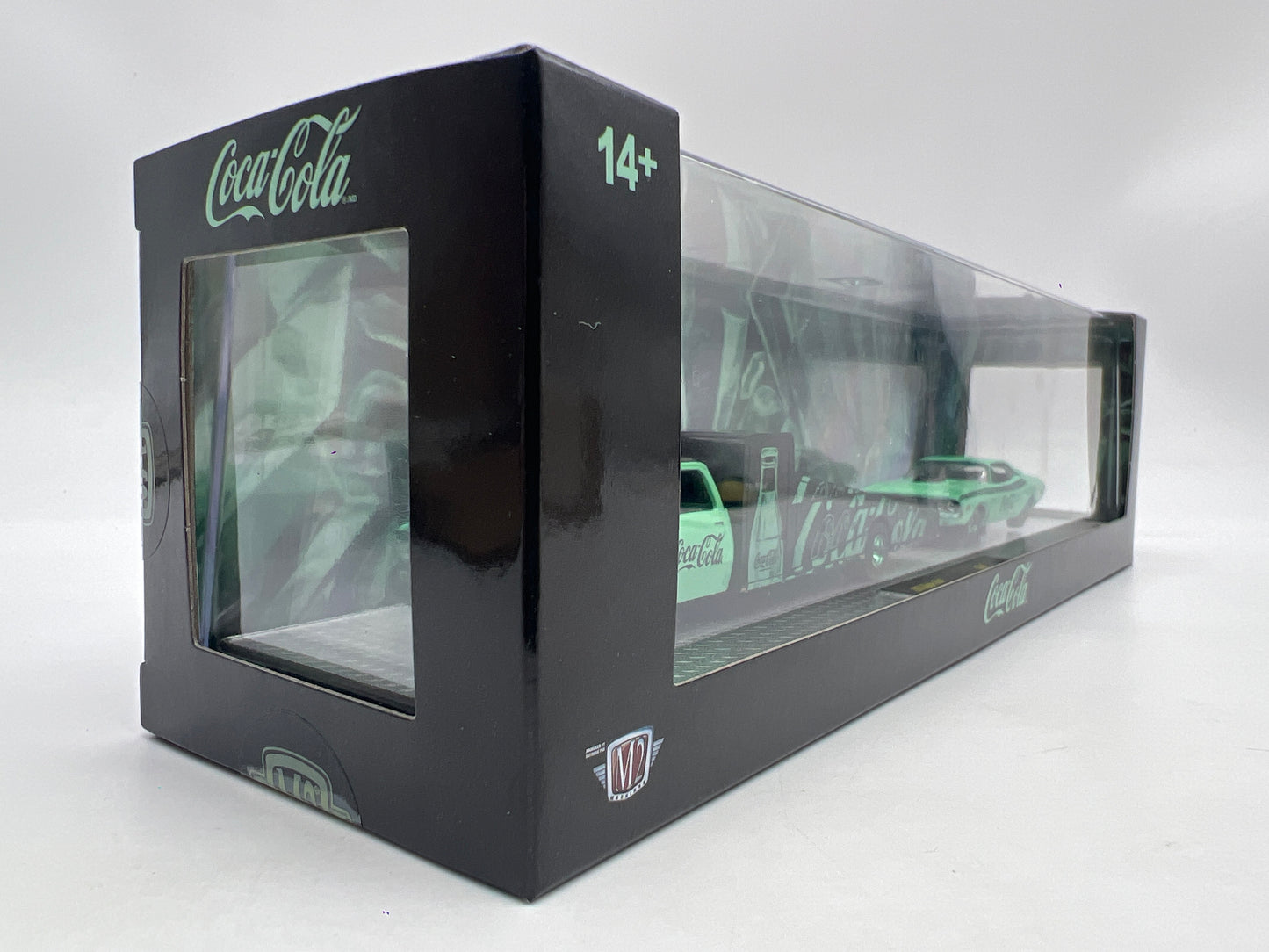 M2 Machines Auto Haulers TW48 Coca Cola CHASE 1974 Dodge Truck & 1970 Challenger R/T