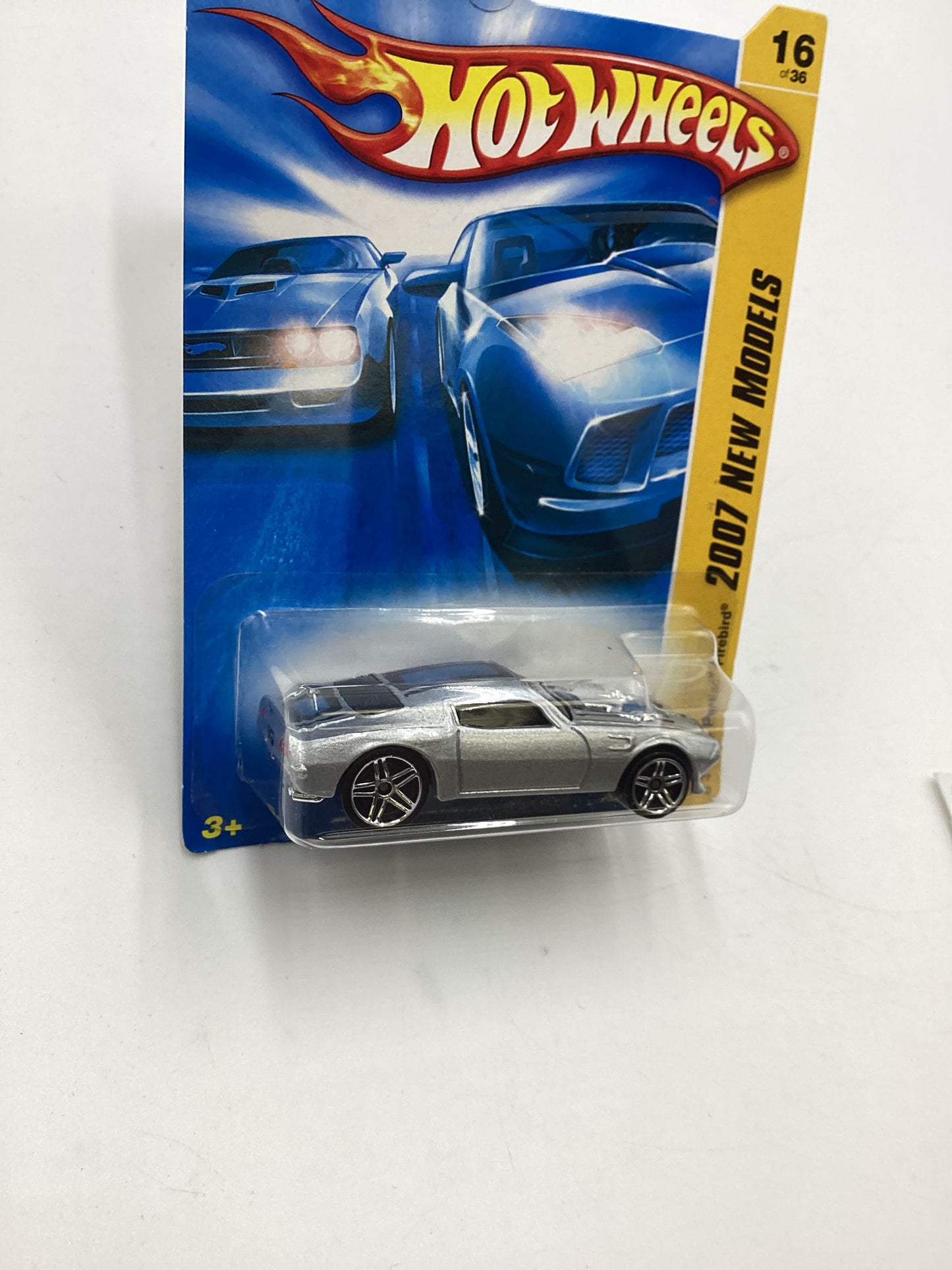 2007 Hot Wheels New Models #16 70 Pontiac Firebird Silver Kmart Exclusive