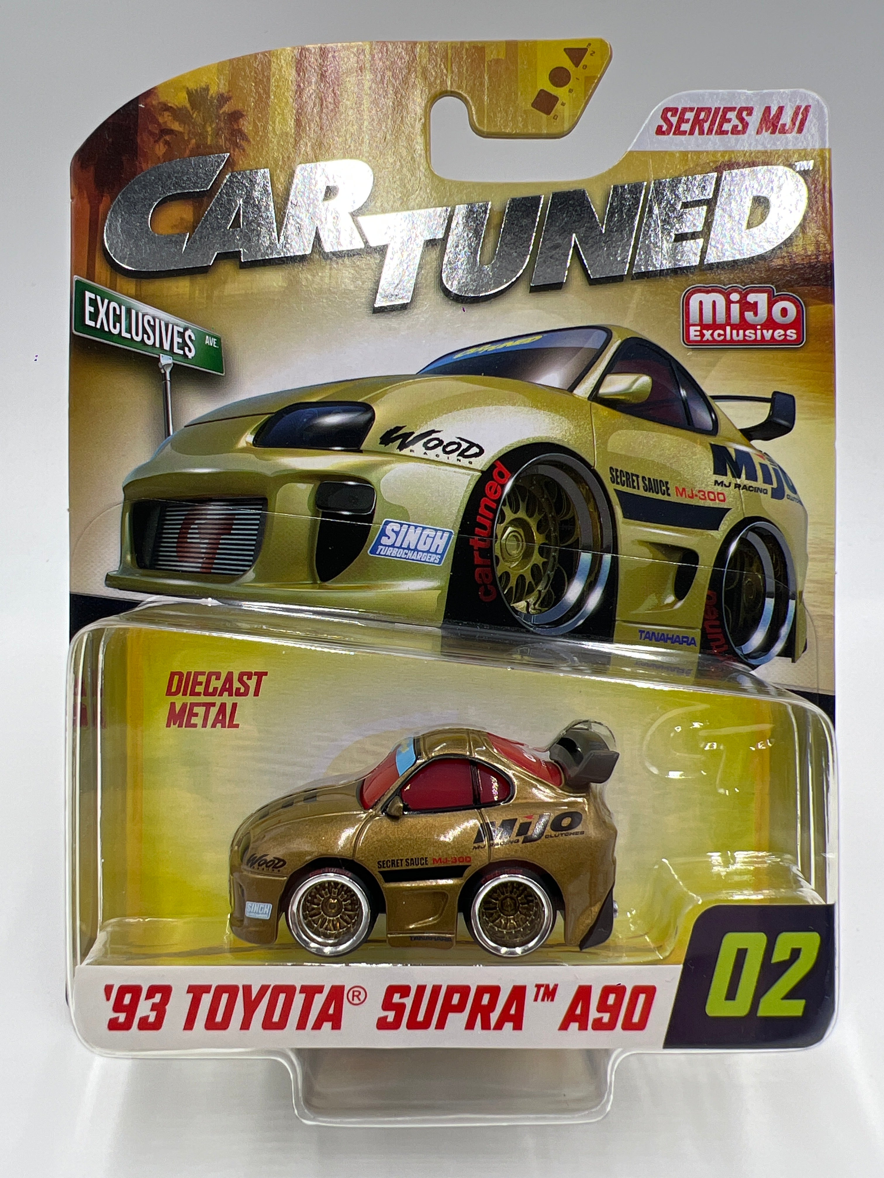 MGA Car Tuned MiJo Exclusives Series MJ1 #2 93 Toyota Supra A90