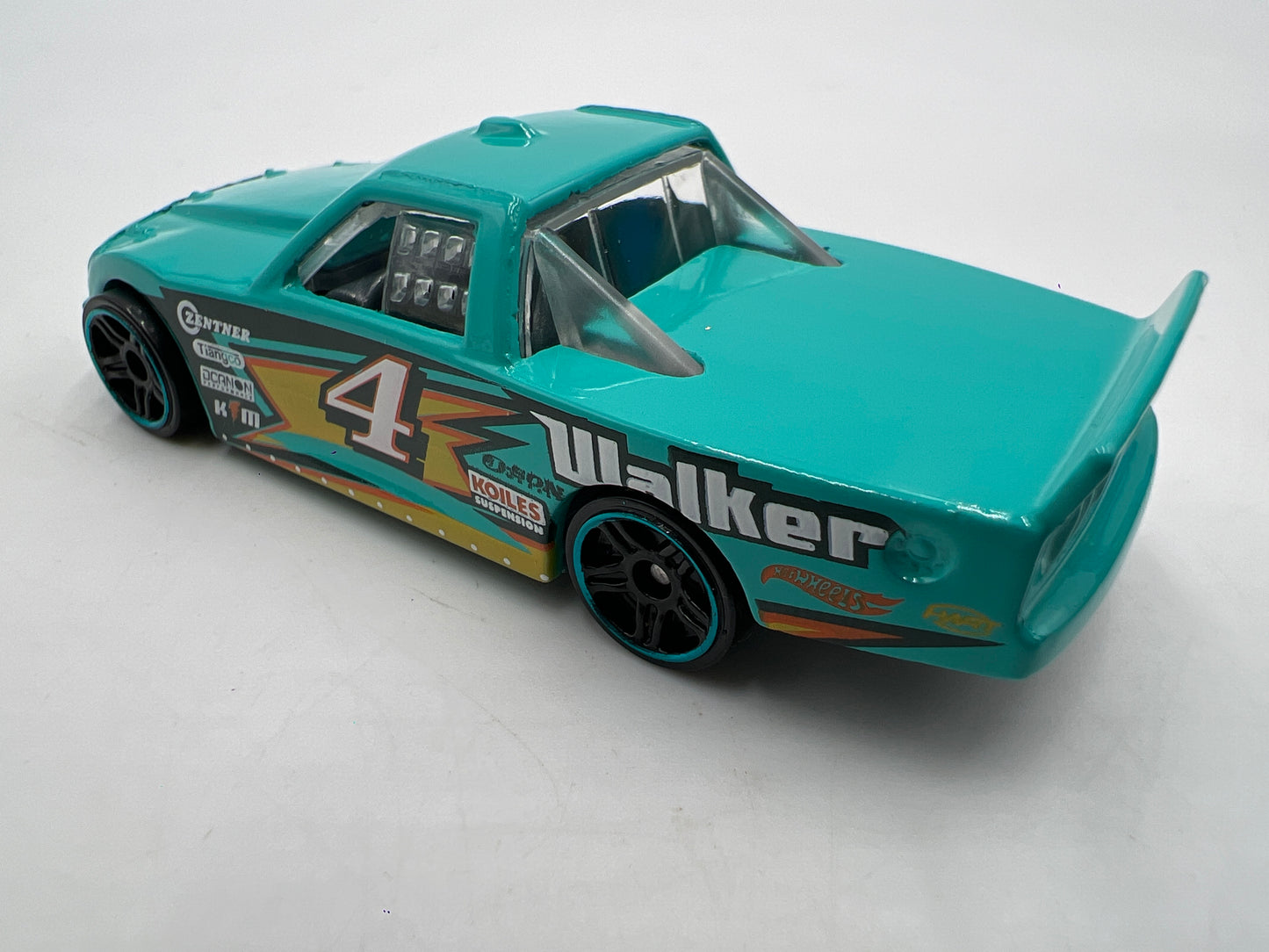 2019 Hot Wheels Mystery Models Series 2 #4 Circle Trucker Turquoise