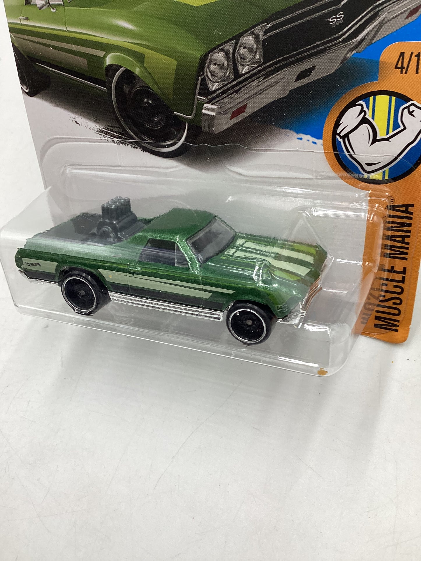 2017 Hot Wheels #333 68 El Camino Green 18E