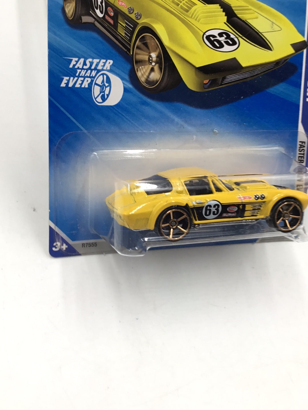 2010 Hot wheels #130 Corvette Grand Sport FTE faster than ever V4