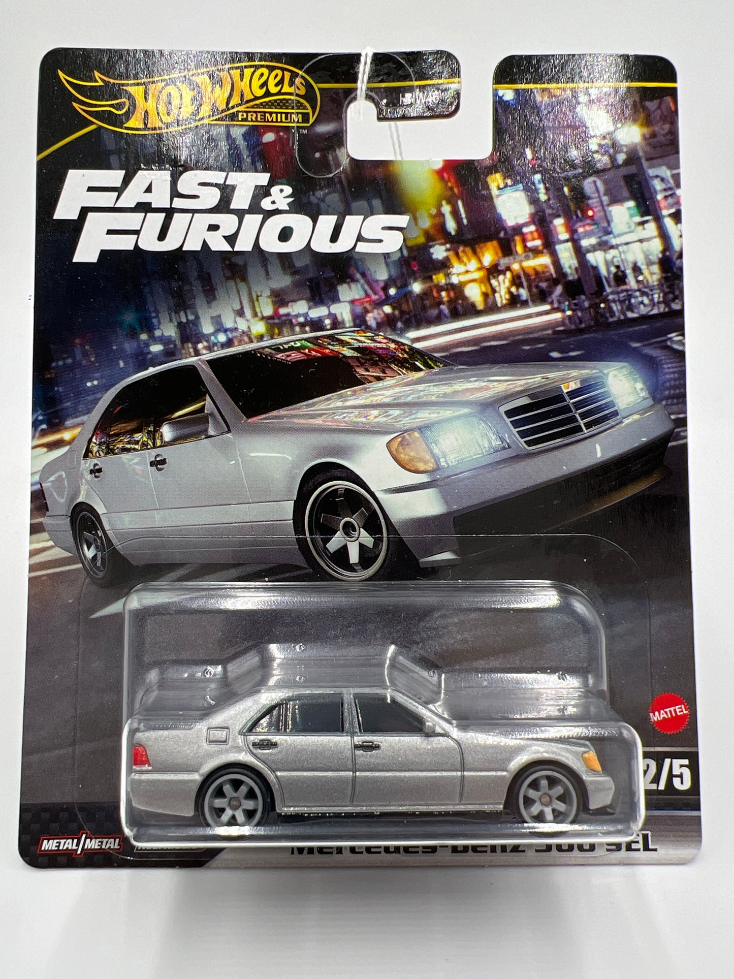 2024 Hot Wheels Gold Label Fast & Furious #2 Mercedes-Benz 500 SEL Silver 246B