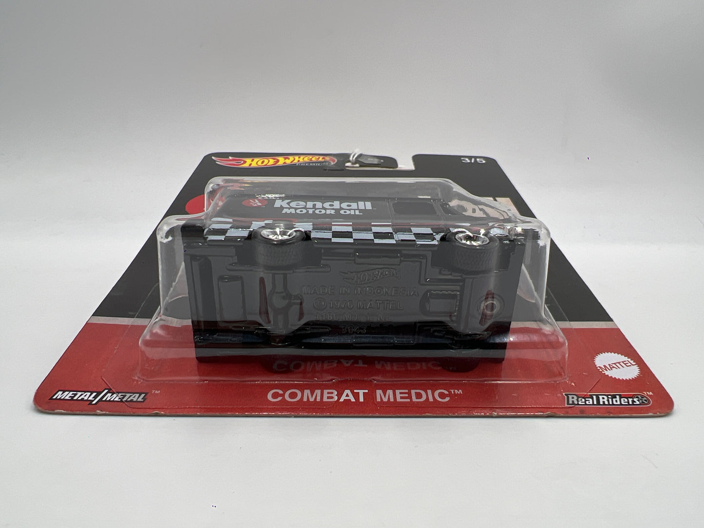 Hot Wheels Premium Vintage Oil #3 Combat Medic Black Kendall 243i