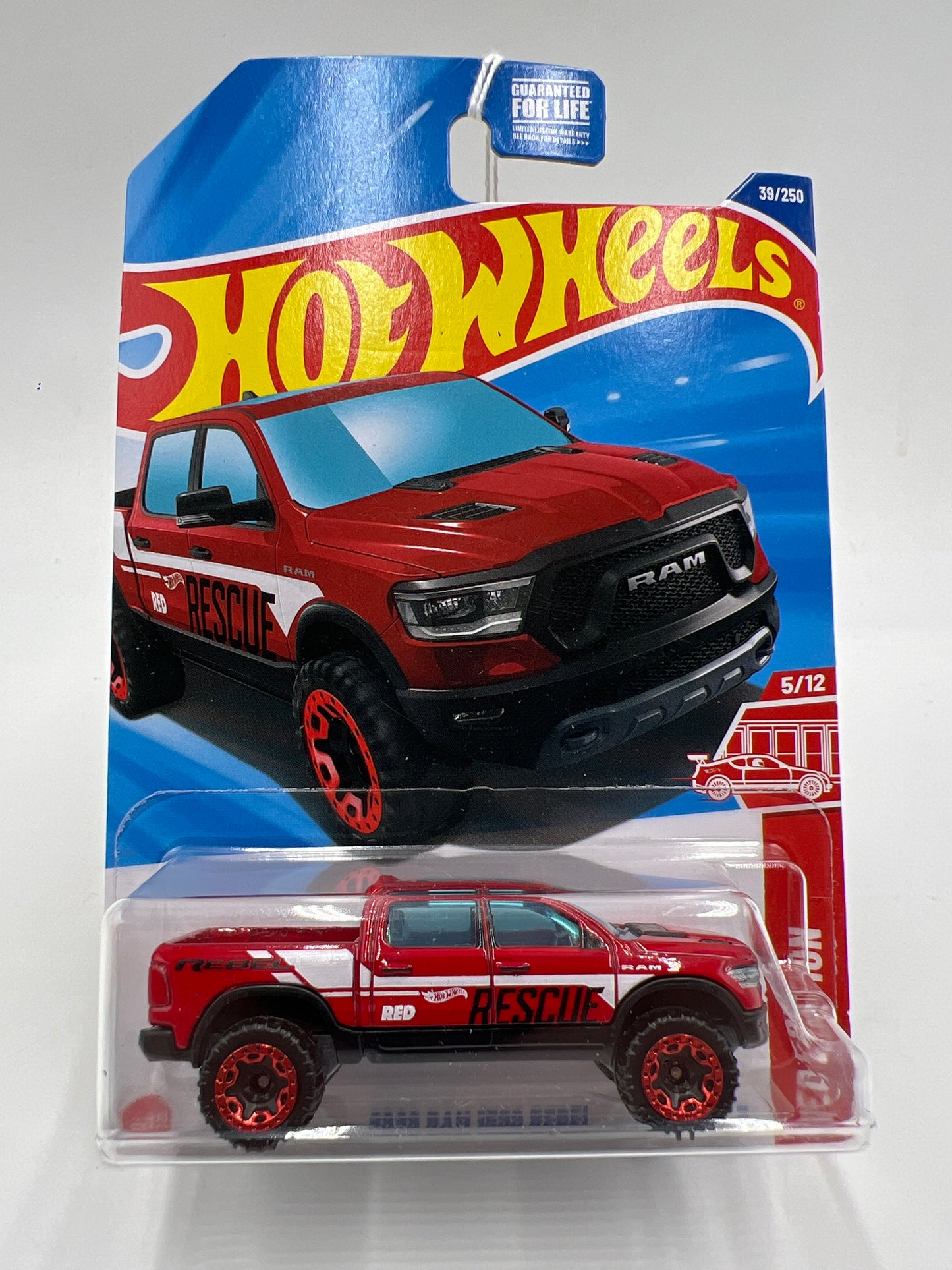 2025 Hot Wheels F Case Target Red Edition #39 2020 Ram 1500 Rebel Red 147H