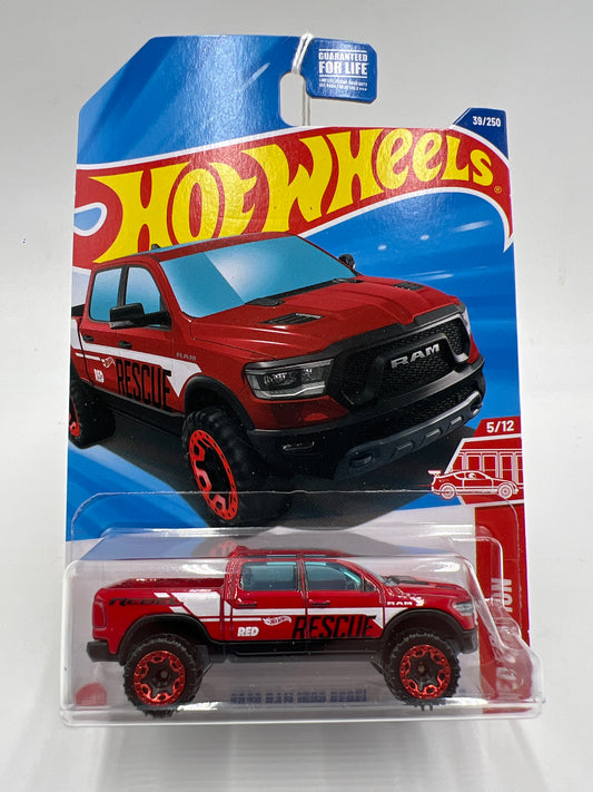 2025 Hot Wheels F Case Target Red Edition #39 2020 Ram 1500 Rebel Red 147H