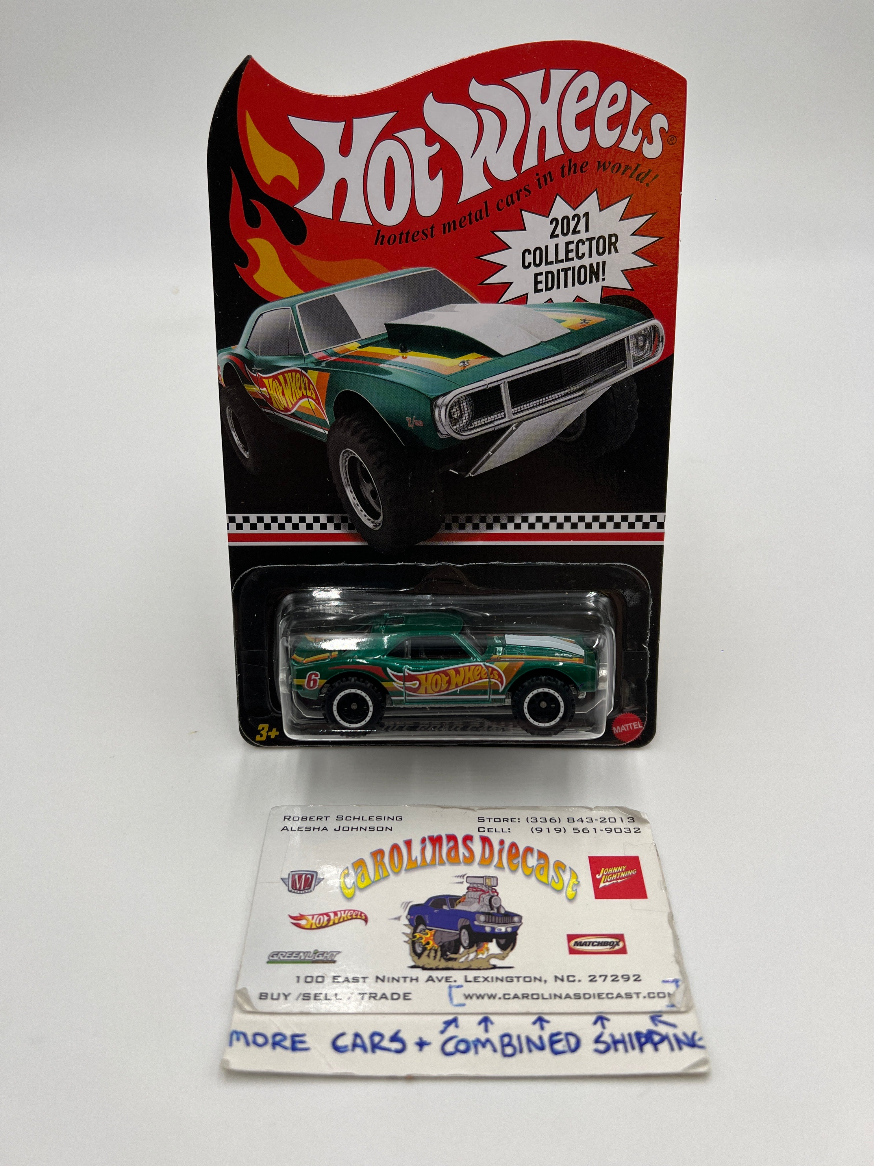 2021 Hot Wheels Collectors Edition Mail in #6 67 Off Road Camaro