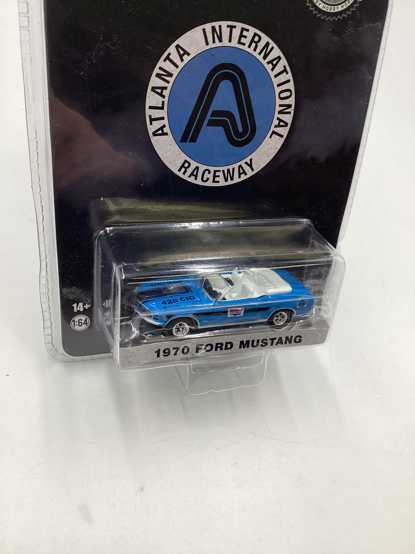 Greenlight GL Hobby Exclusive Atlanta International Raceway 1970 Ford Mustang Blue 180B