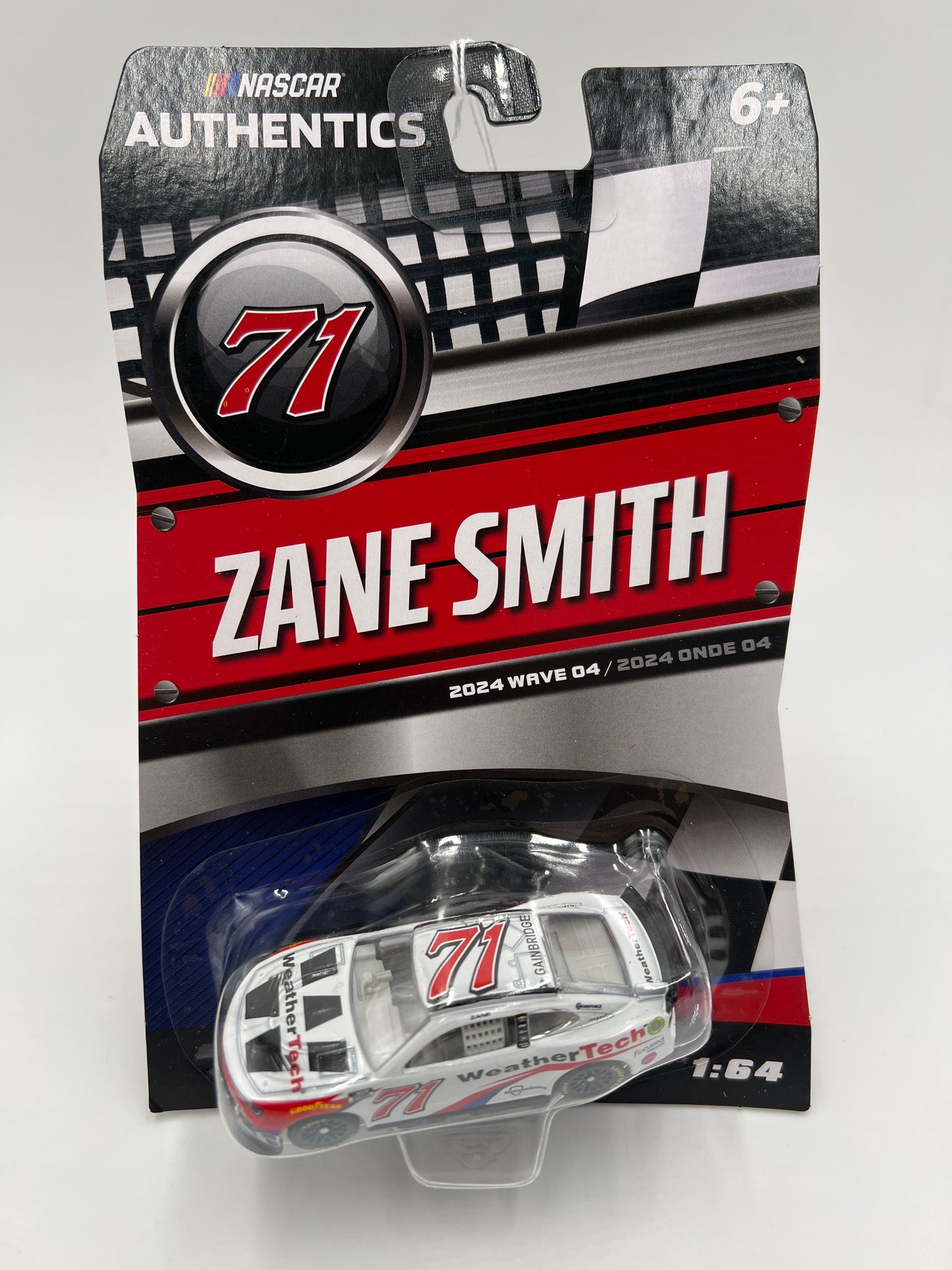 2024 Nascar Authentics Wave 4 #71 Zane Smith White SR