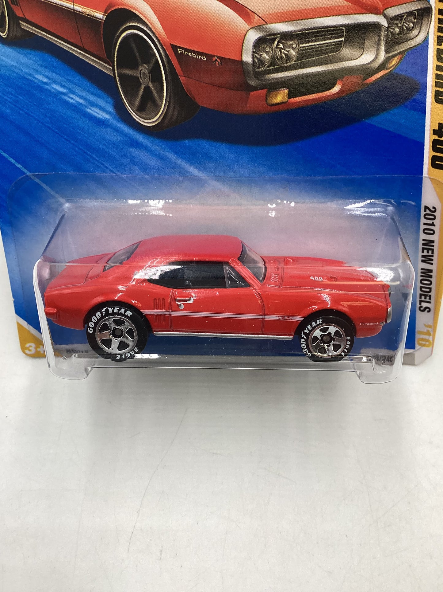 2010 Hot Wheels #3 67 Pontiac Firebird 400 Red Walmart Exclusive 238A