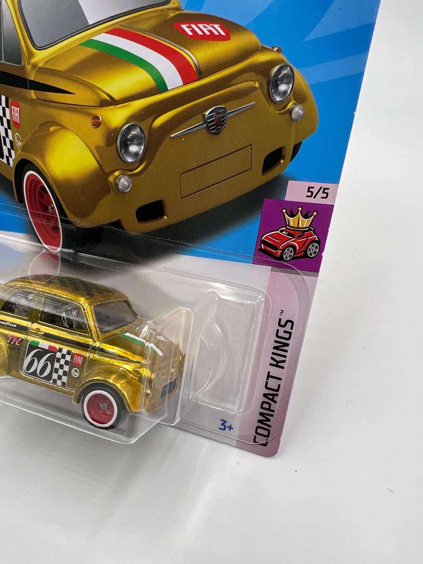2024 Hot Wheels ERROR Super Treasure Hunt #117 60s Fiat 500D Modificado W/Protector