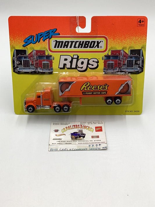 Matchbox Super Rigs Reese’s Kenworth Aerodyne Orange Cab 168S