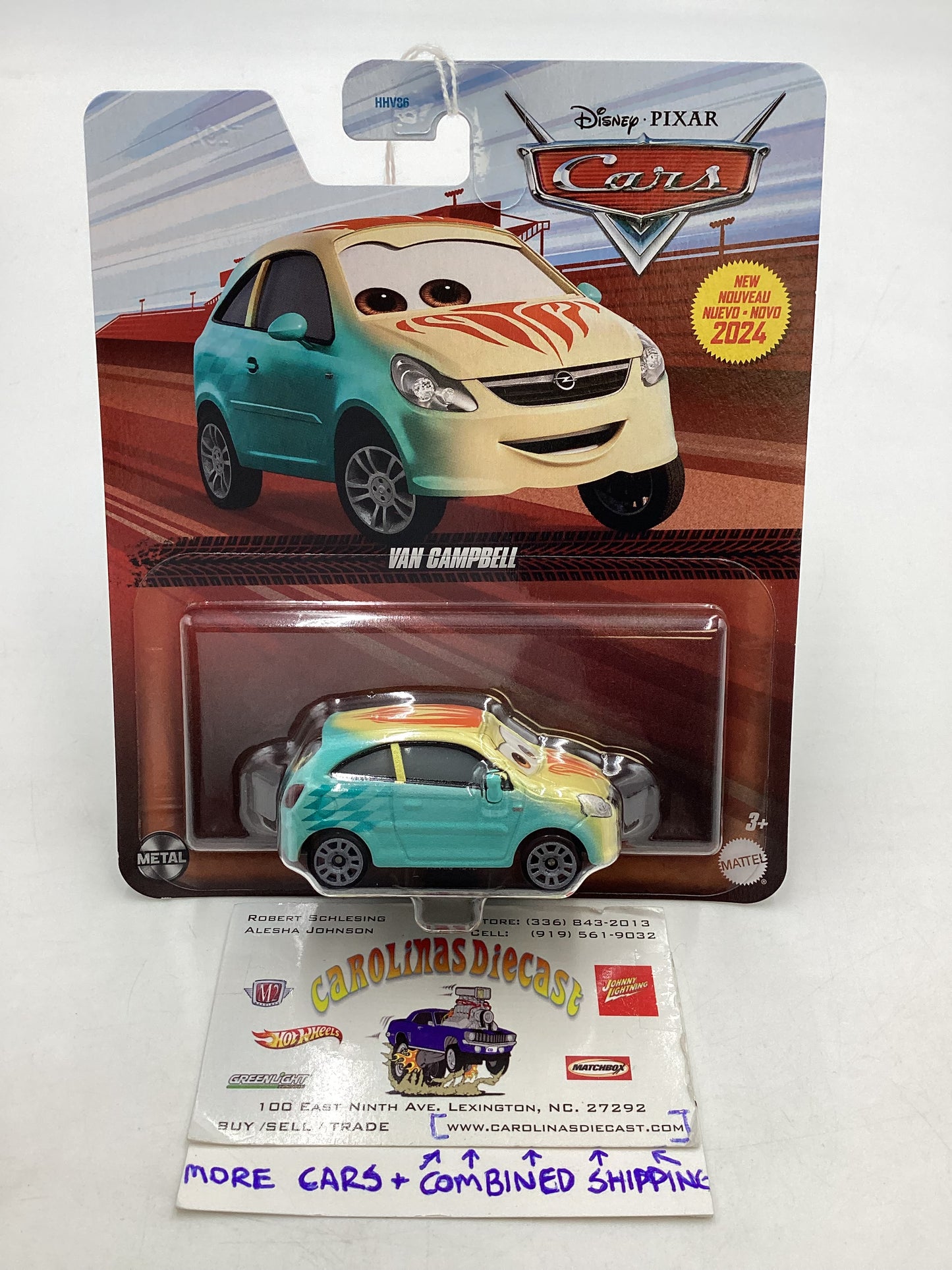 2024 Disney Pixar Cars On The Road Van Campbell 141A