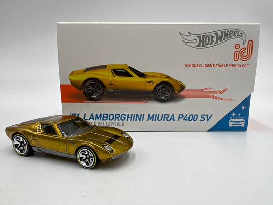 Hot Wheels iD Factory Fresh Series 1 #3 71 Lamborghini Miura P400 SV Gold