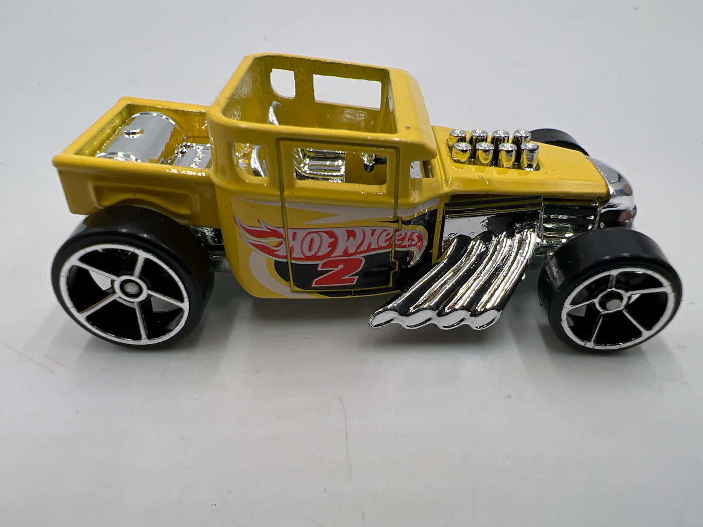 2015 Hot Wheels Mystery Models Series 1 #4 Bone Shaker Yellow