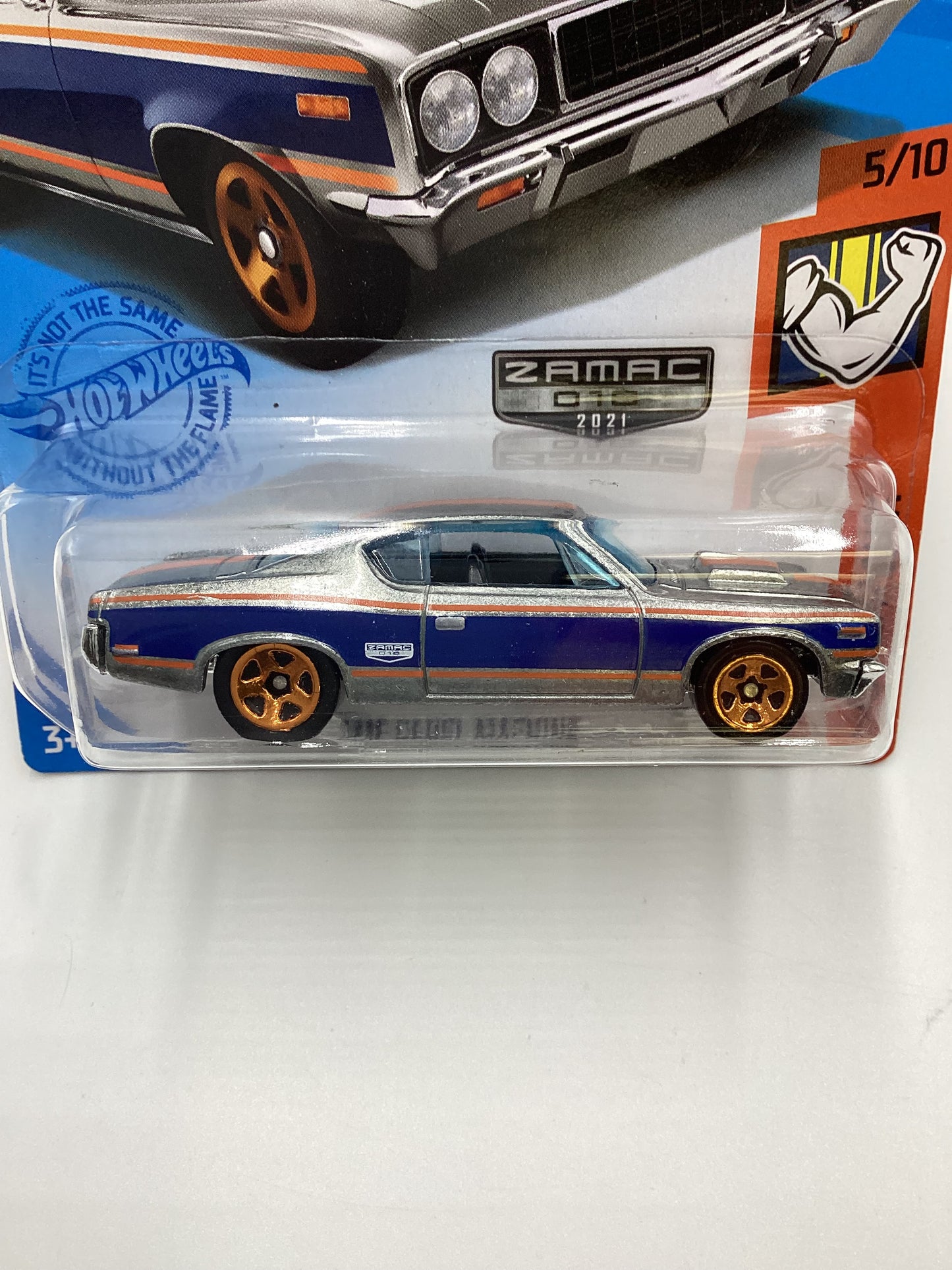 2021 Hot Wheels #219 AMC Rebel Machine Zamac #16 Walmart Exclusive